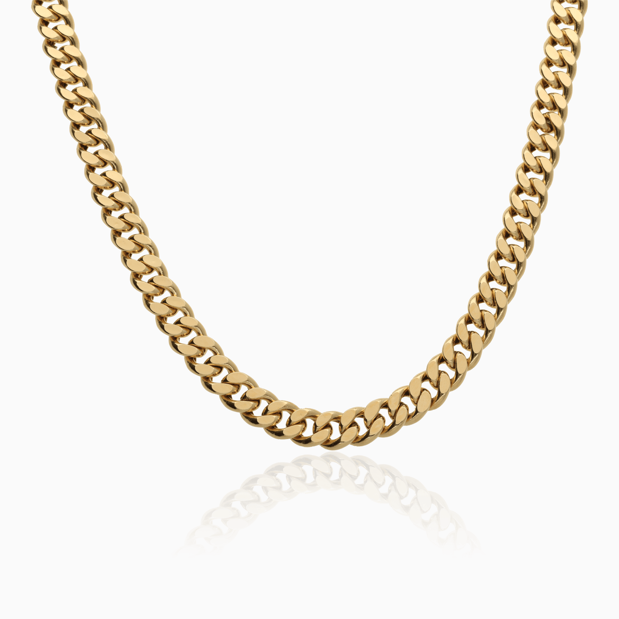 Curb necklace 28.8g 18K