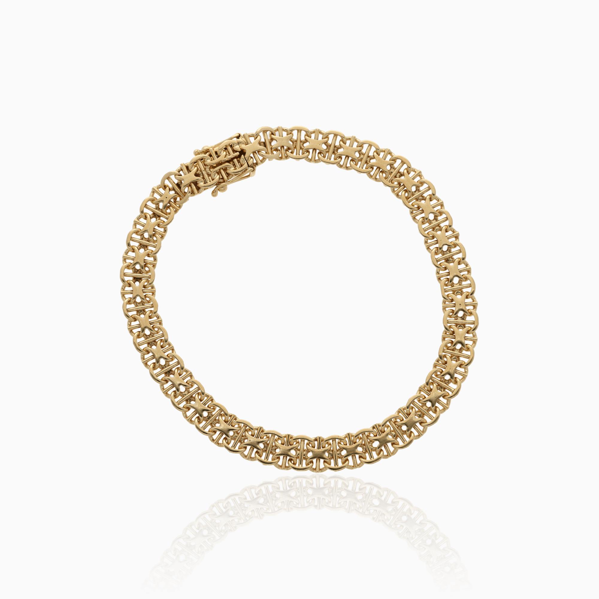 X-link bracelet 14.25g 18K gold
