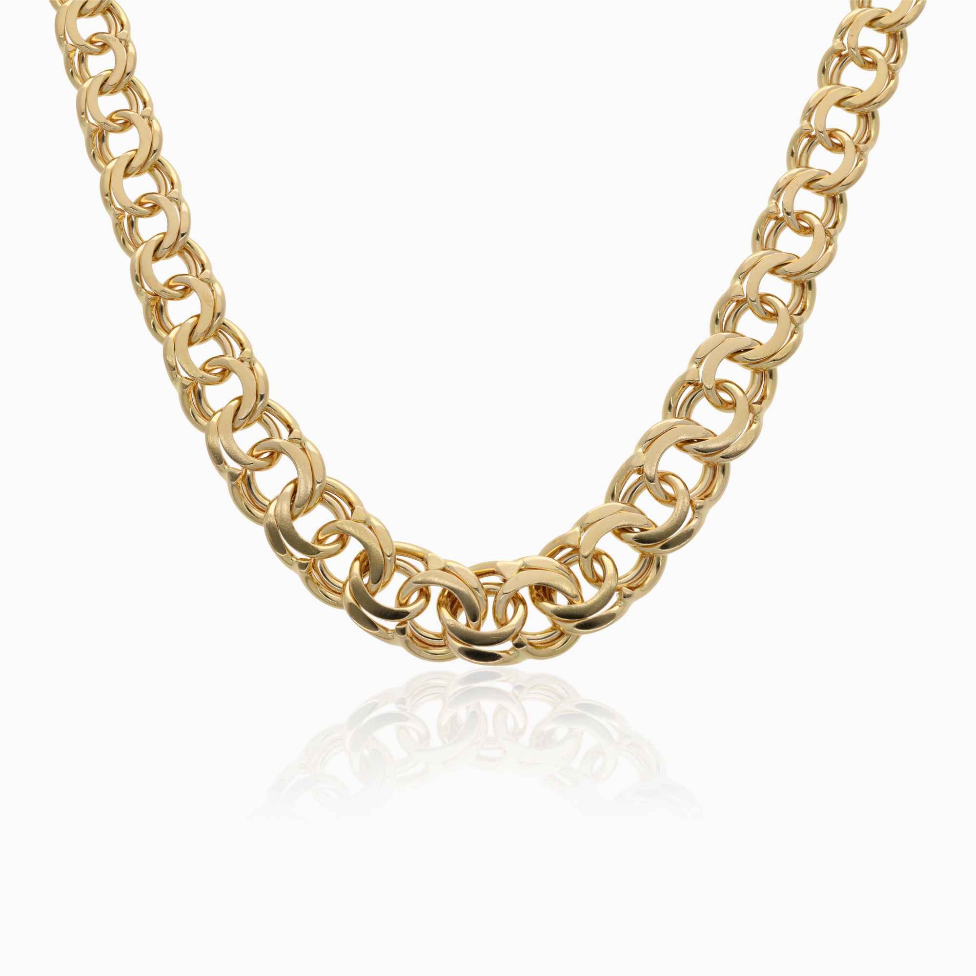 Bismarck halsband 52,5g 18K guld