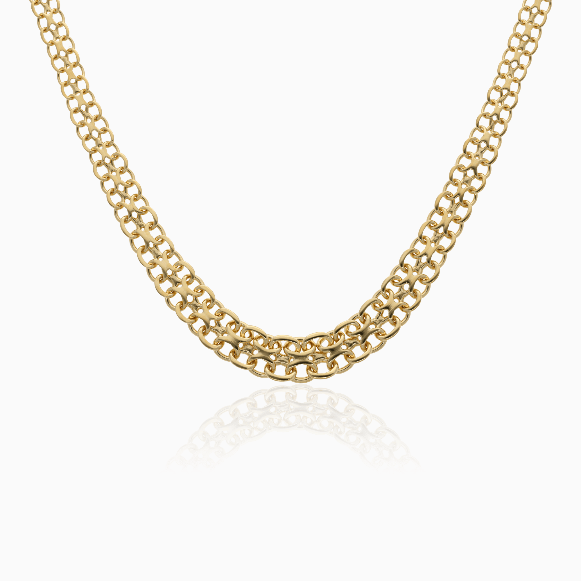 Necklace X-link 21.60g 18K