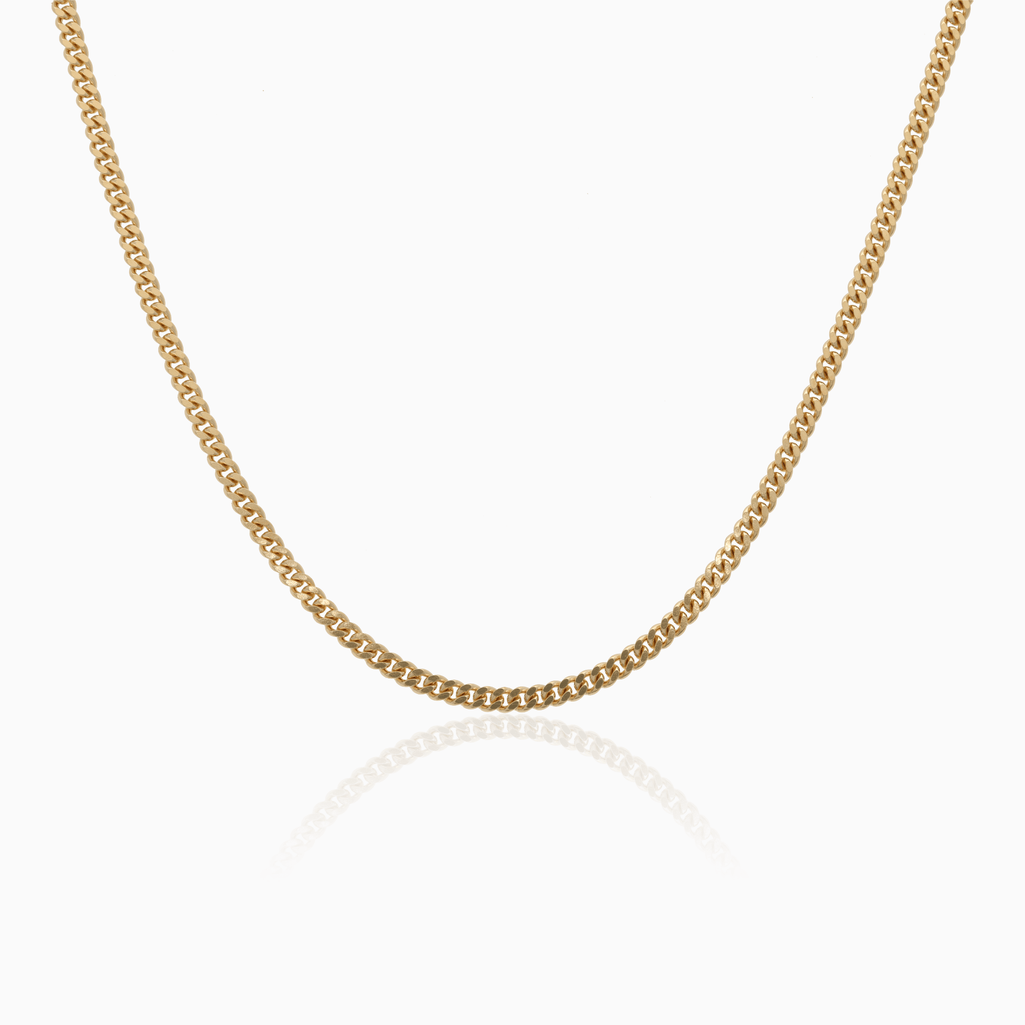 Curb necklace 15.75g 18K gold