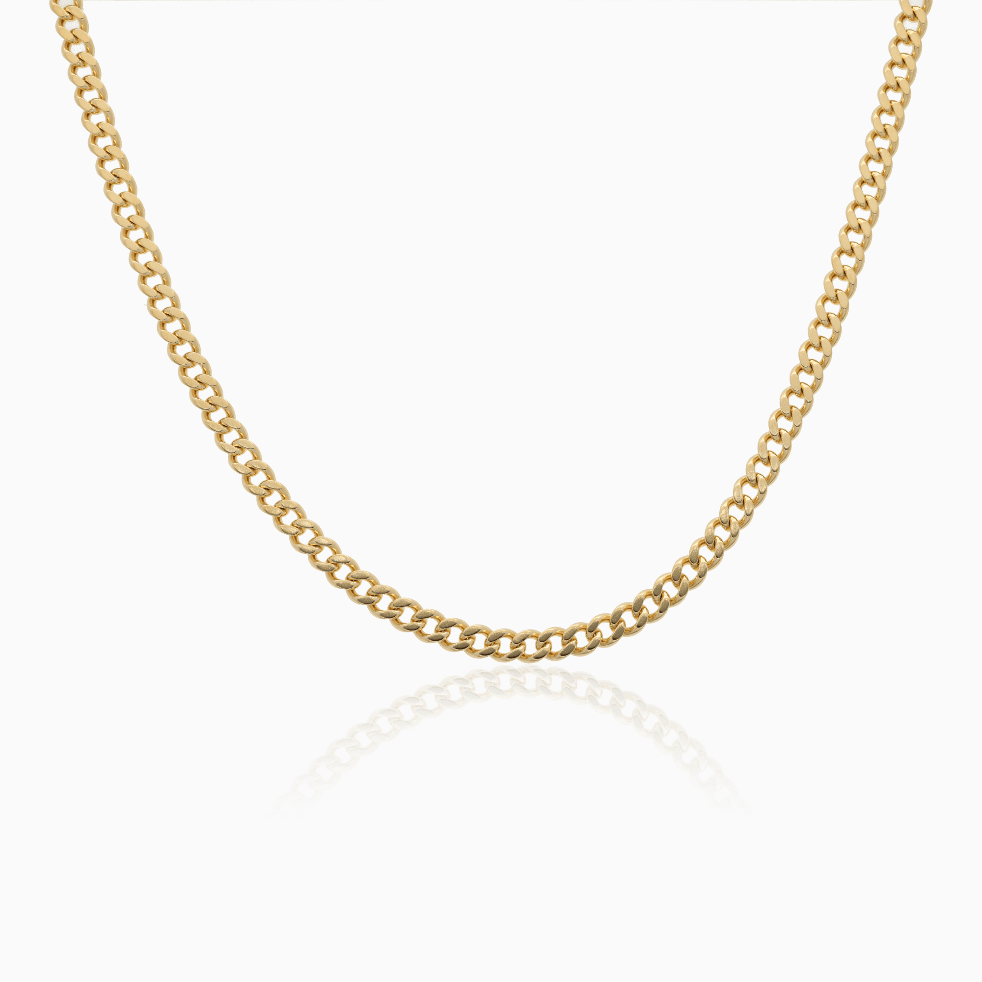 Curb necklace 31.90g 18K gold