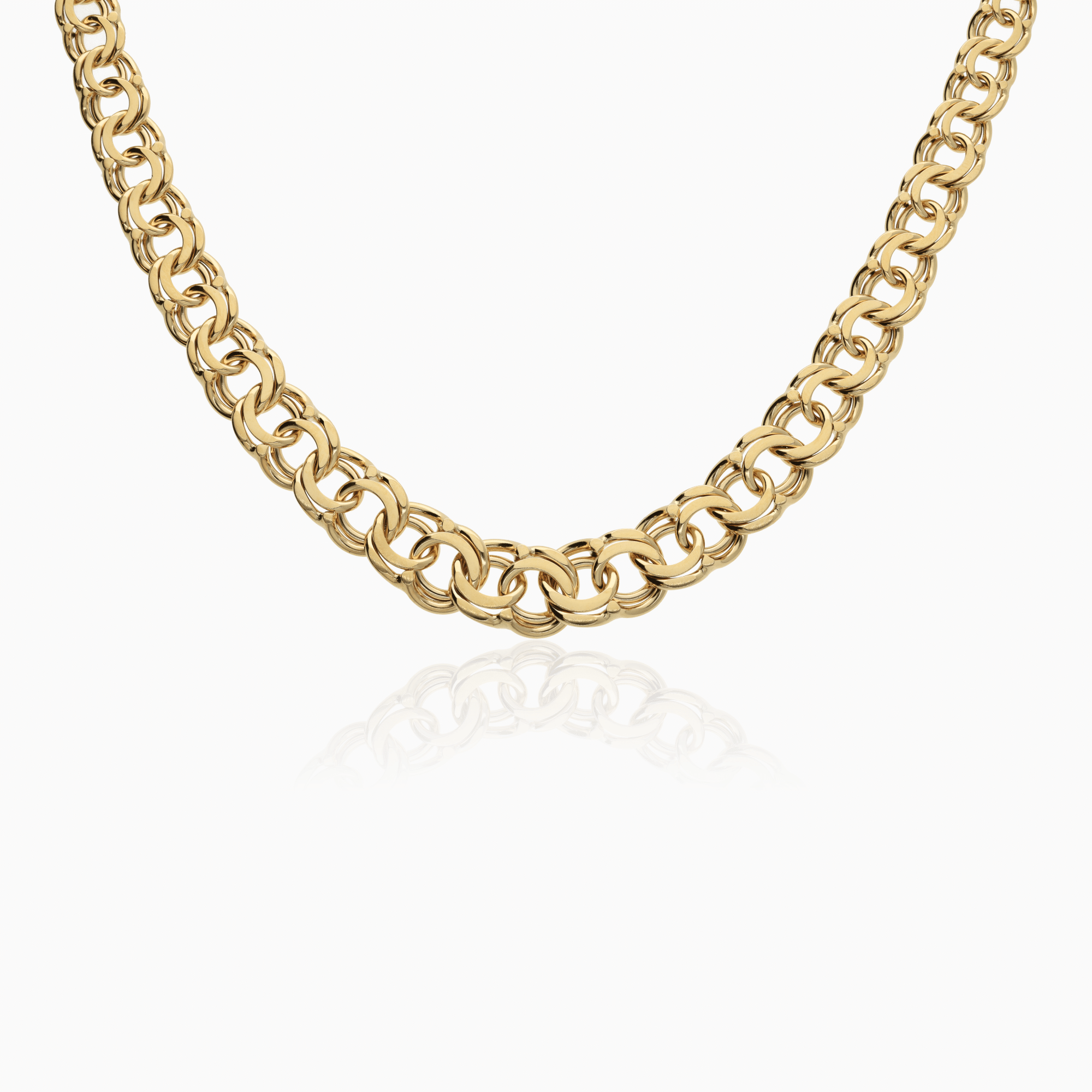 Bismarck necklace 50.50g 18K gold