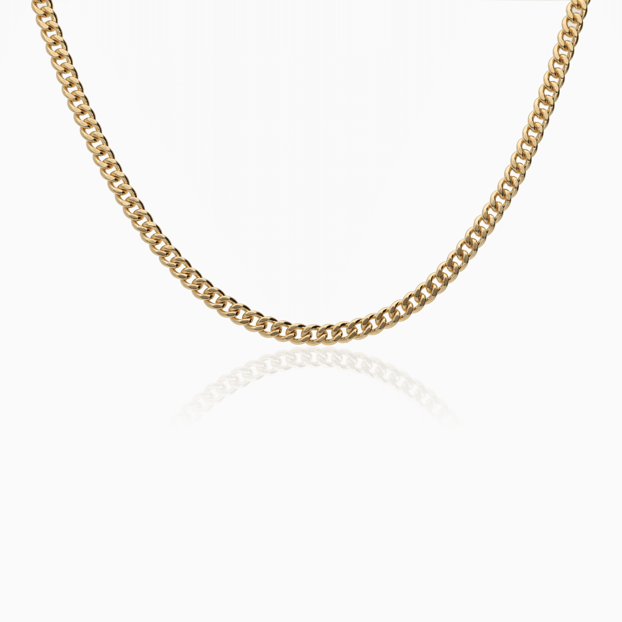 Curb necklace 14.10g 18K gold