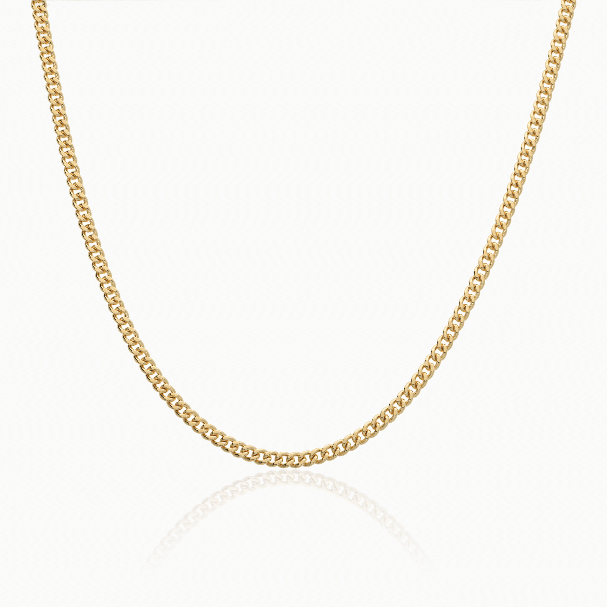 Curb necklace 14.05g 18K gold