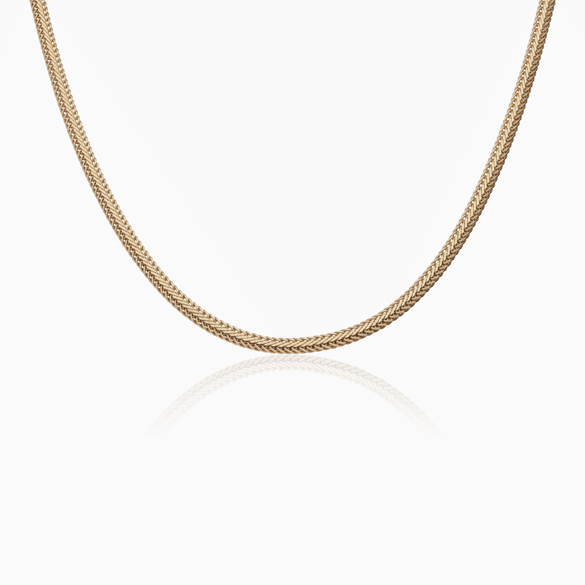 Fox tail necklace 13.2g 18K gold