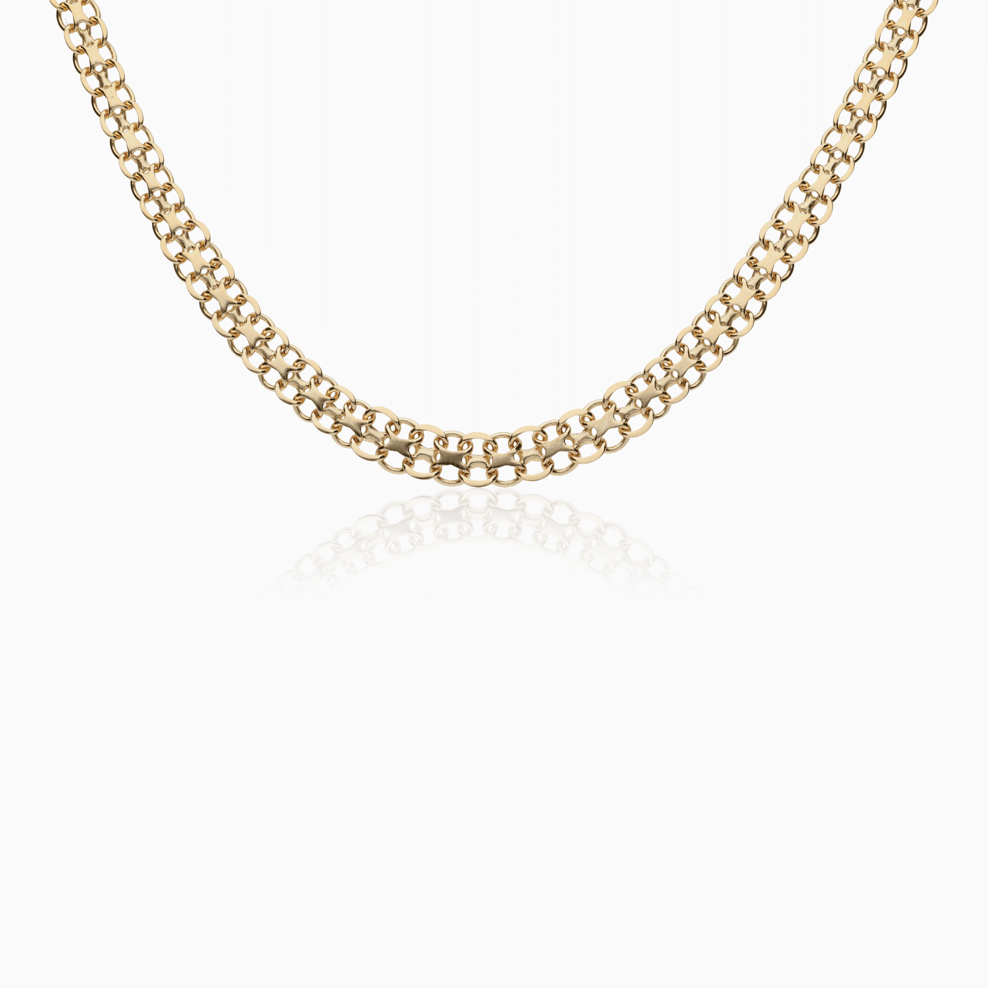 X-link necklace 14.3g 18K gold