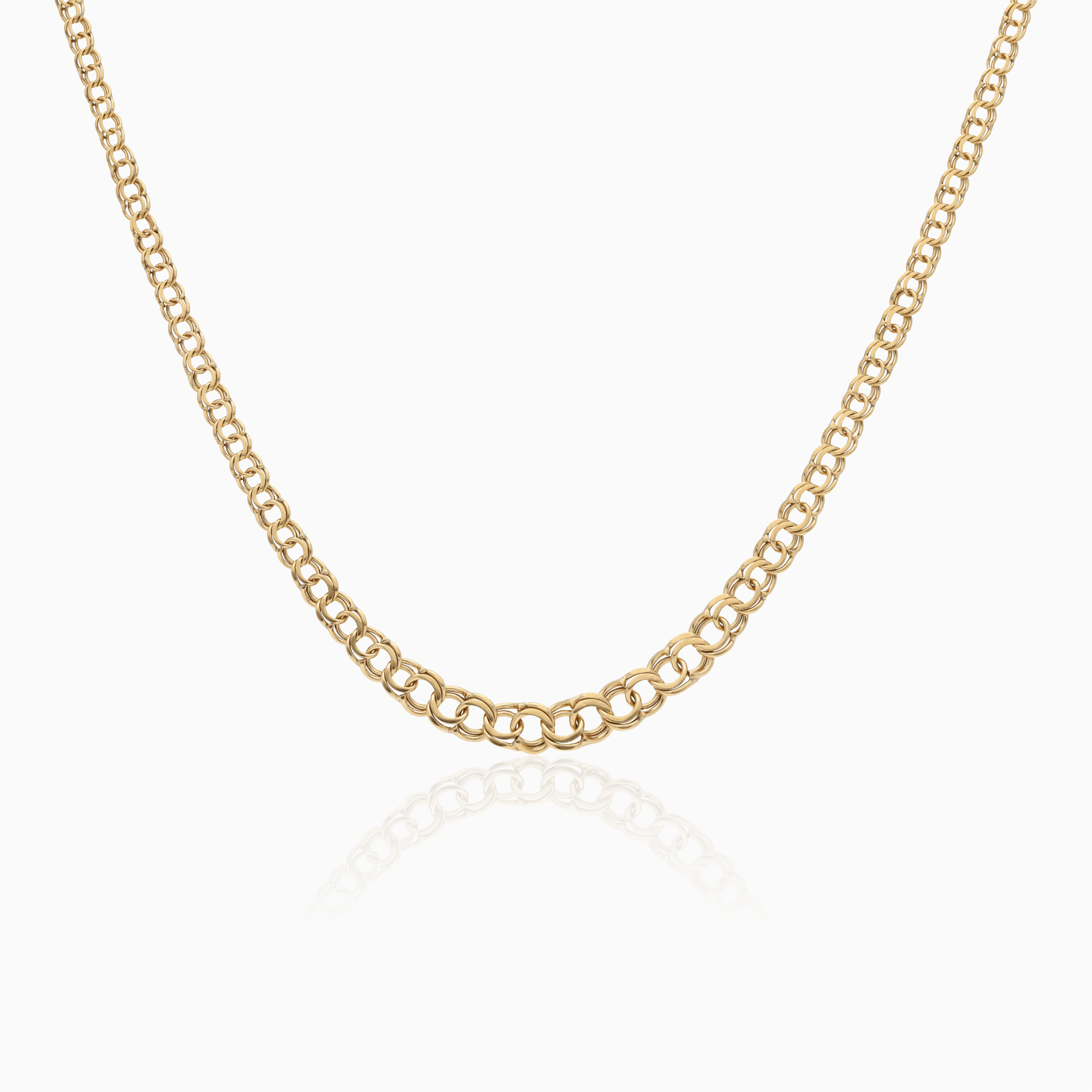 Bismarck graduated necklace 7.85g 18K