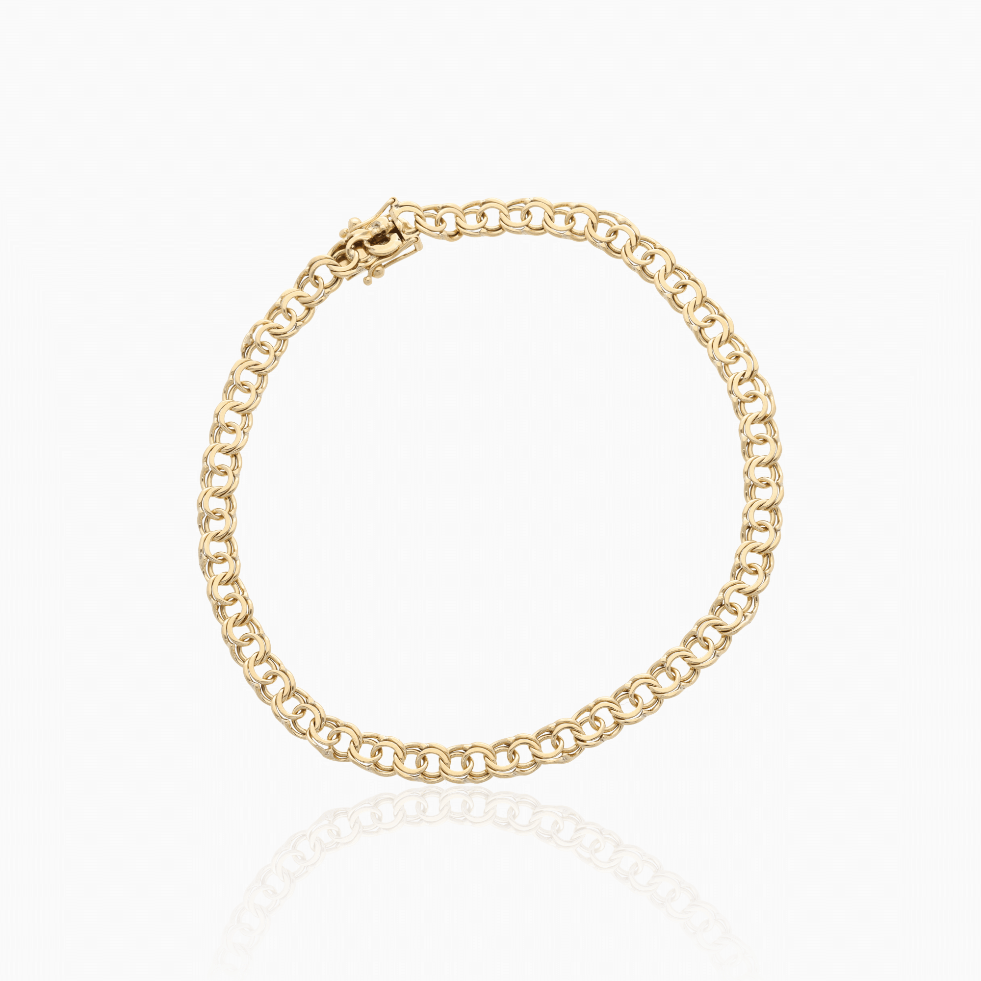 Klassiskt bismarck armband 5,75g 18K guld
