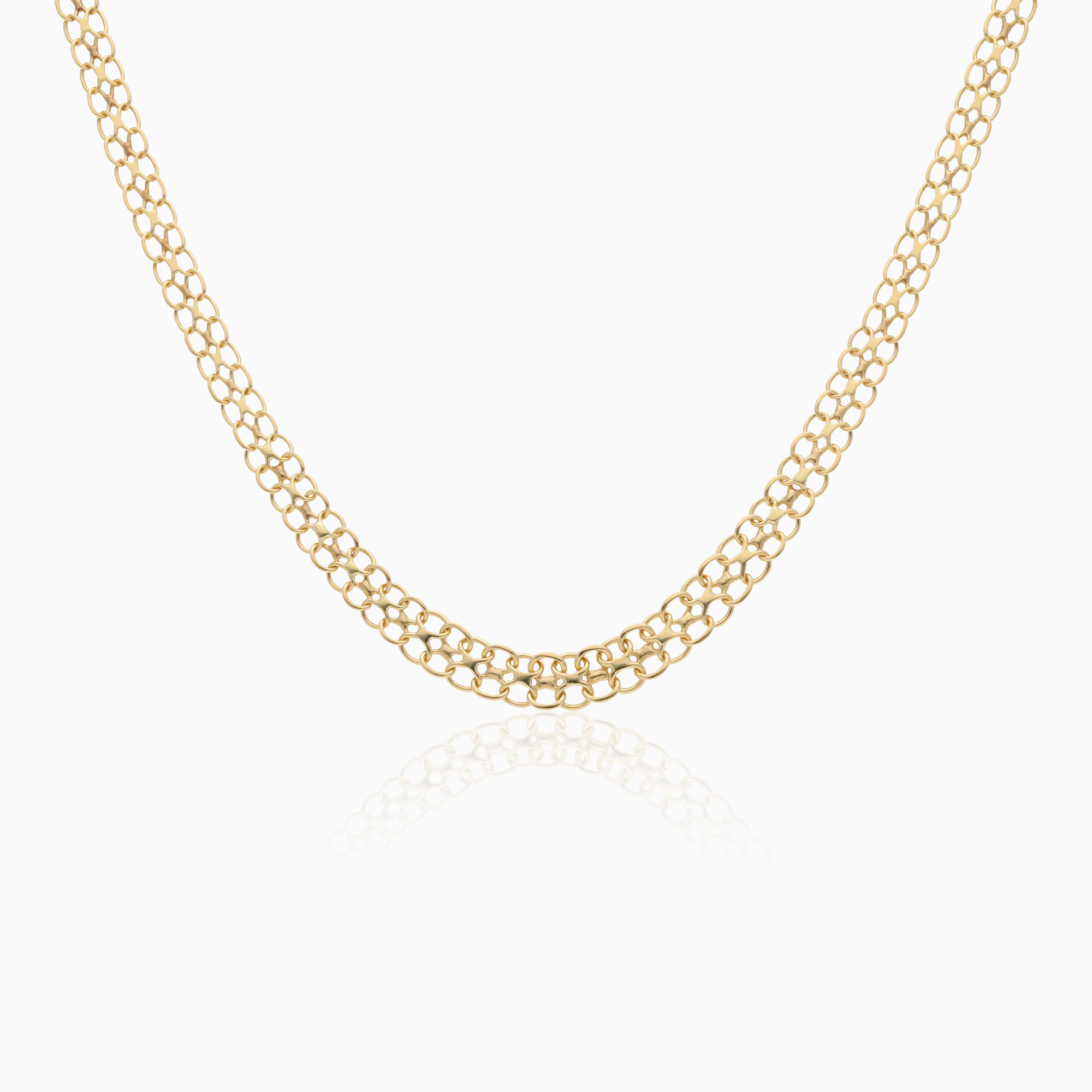 Halskedja x-länk 9,7g 18K guld