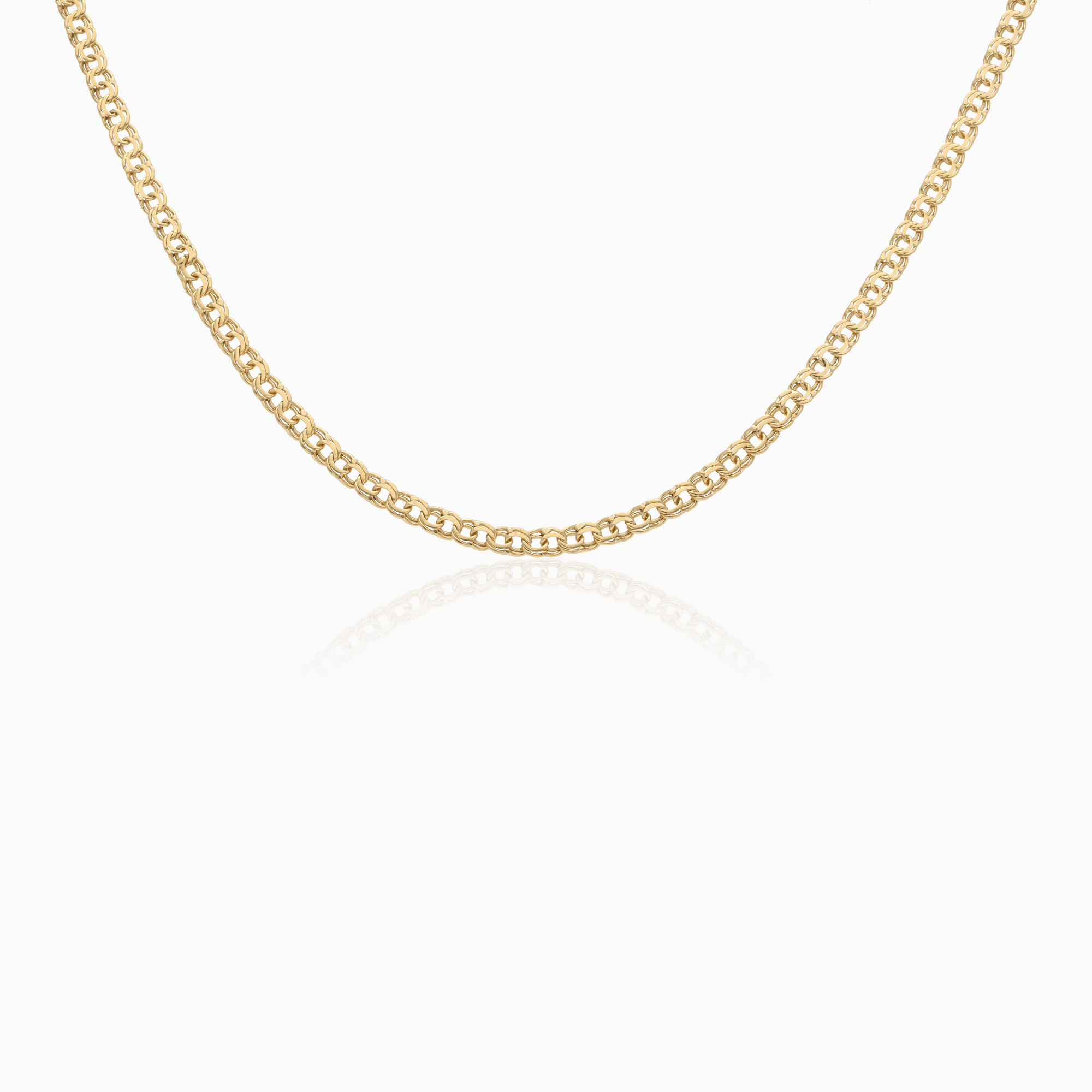 Bismarck chain necklace 8.5g 18K gold