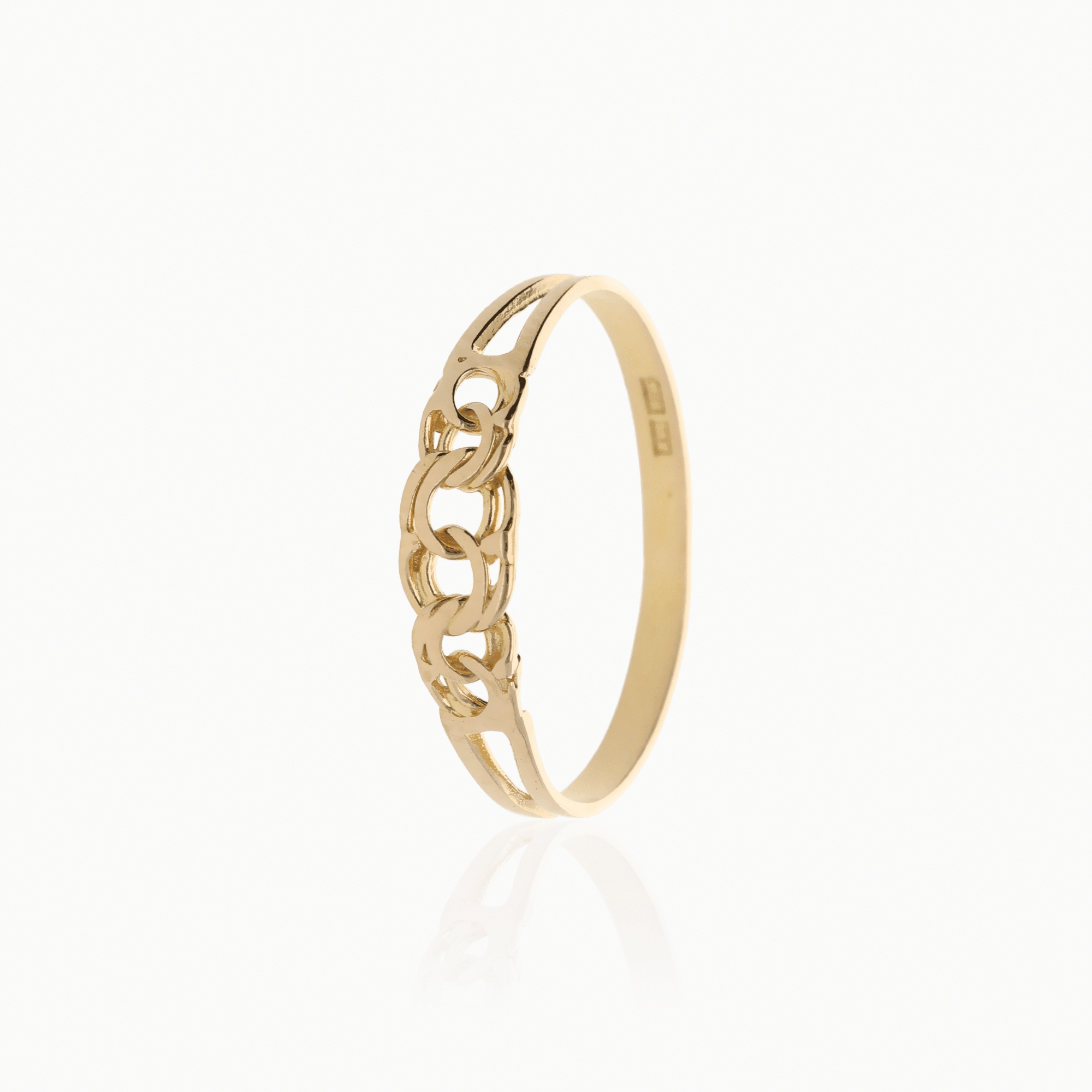 Bismarck ring 1.11g 18K gold