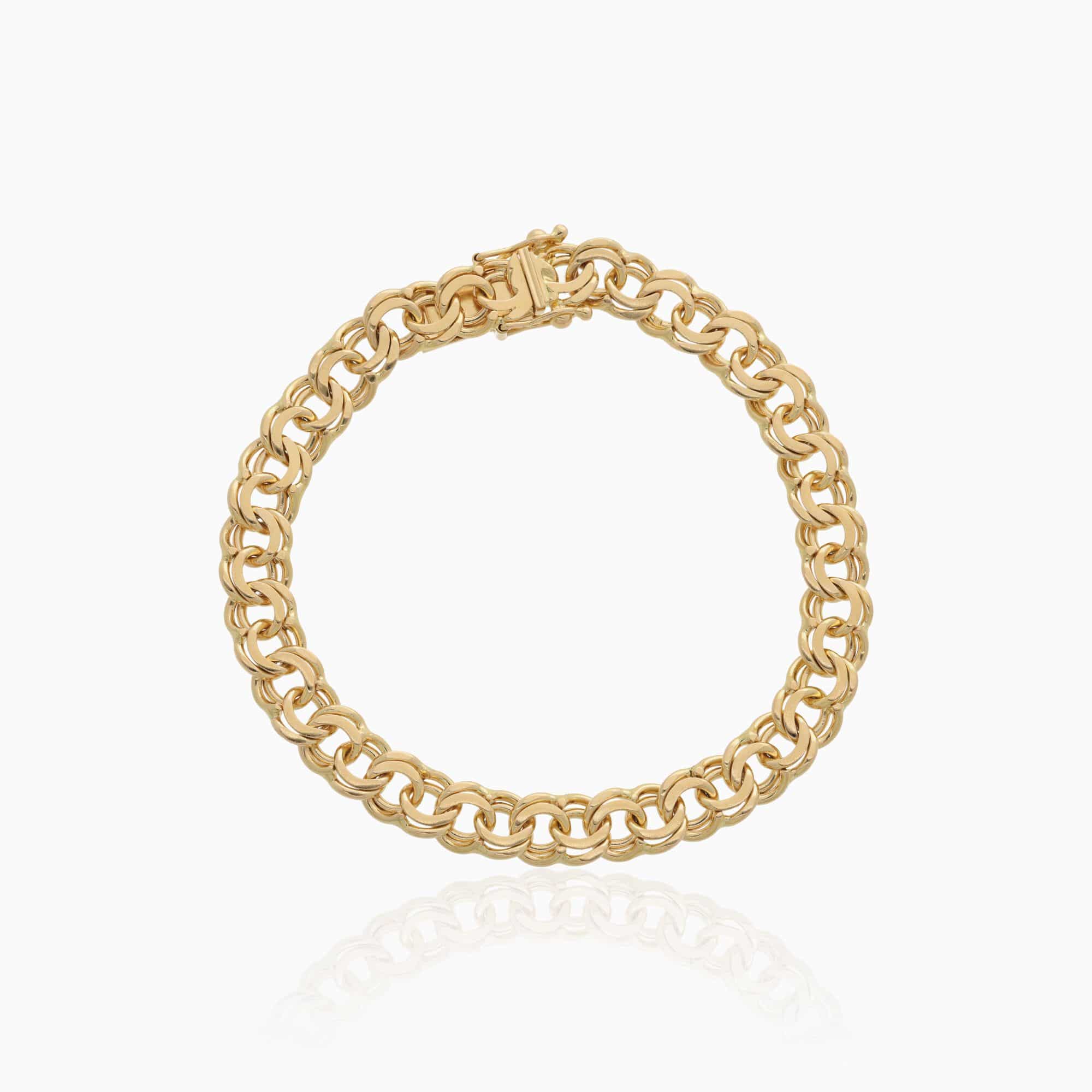 Bismarck bracelet 21.80g 18K gold