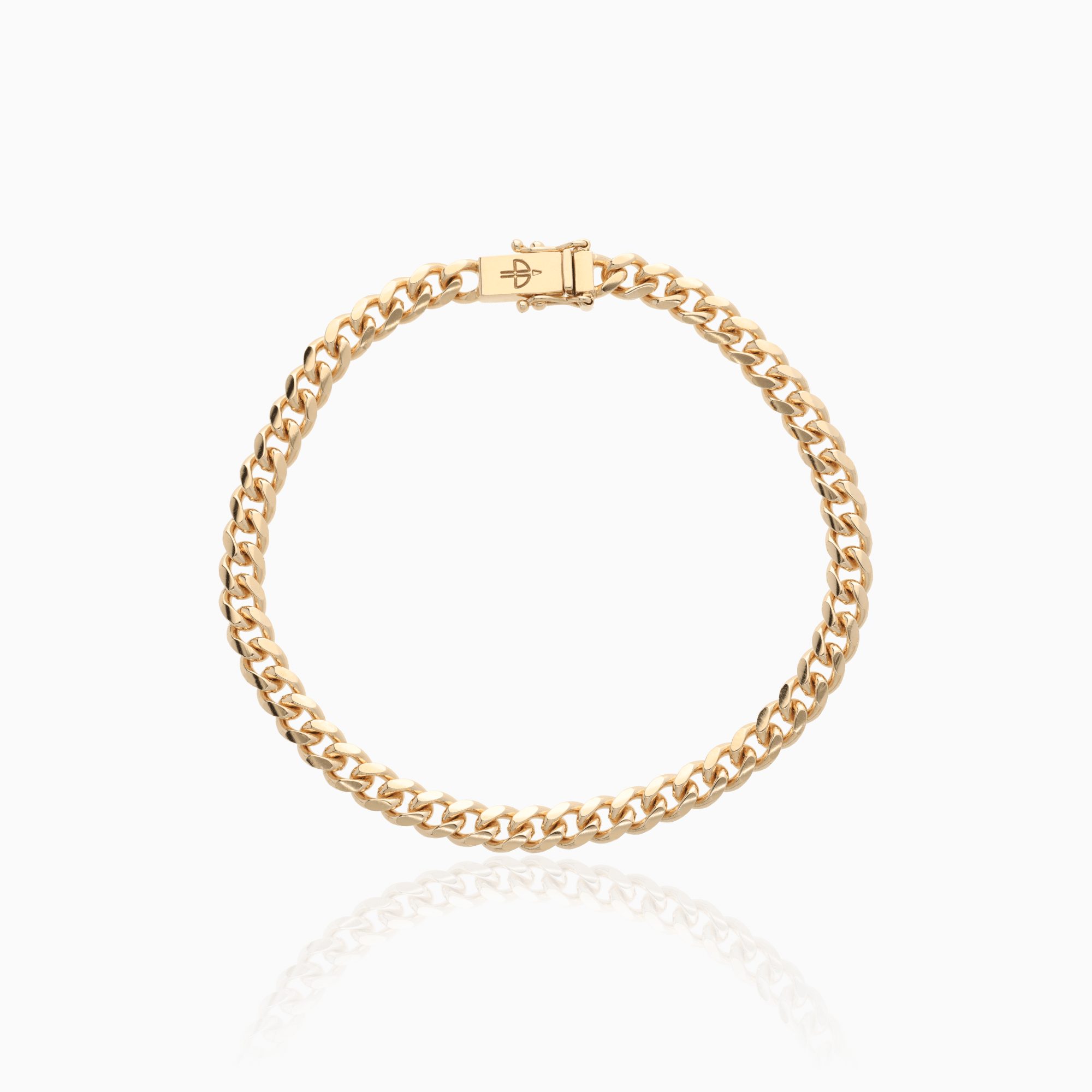Curb bracelet 17.45g 18K gold