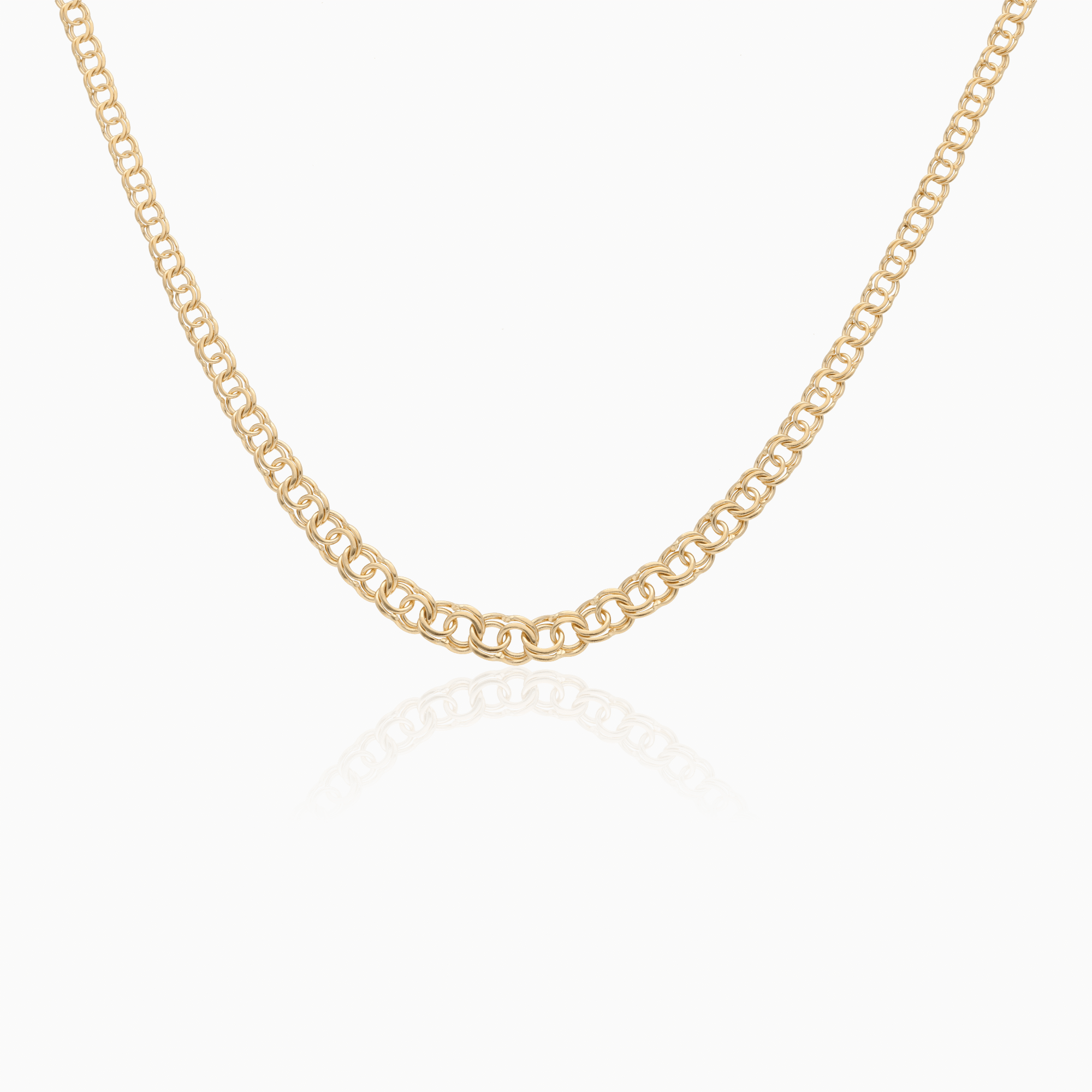 Classic Bismarck necklace 8.1g 18K gold