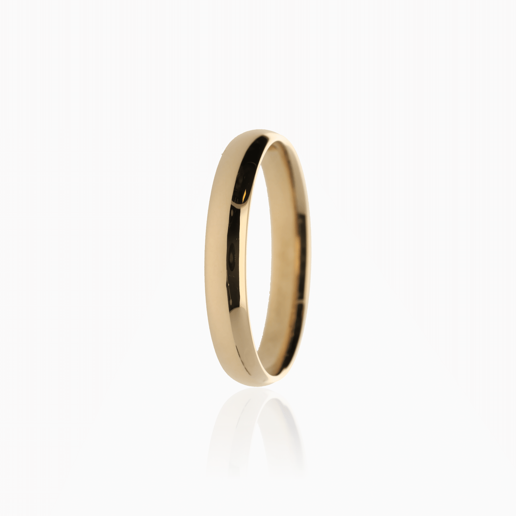 Slät guldring 2,9g 18K guld