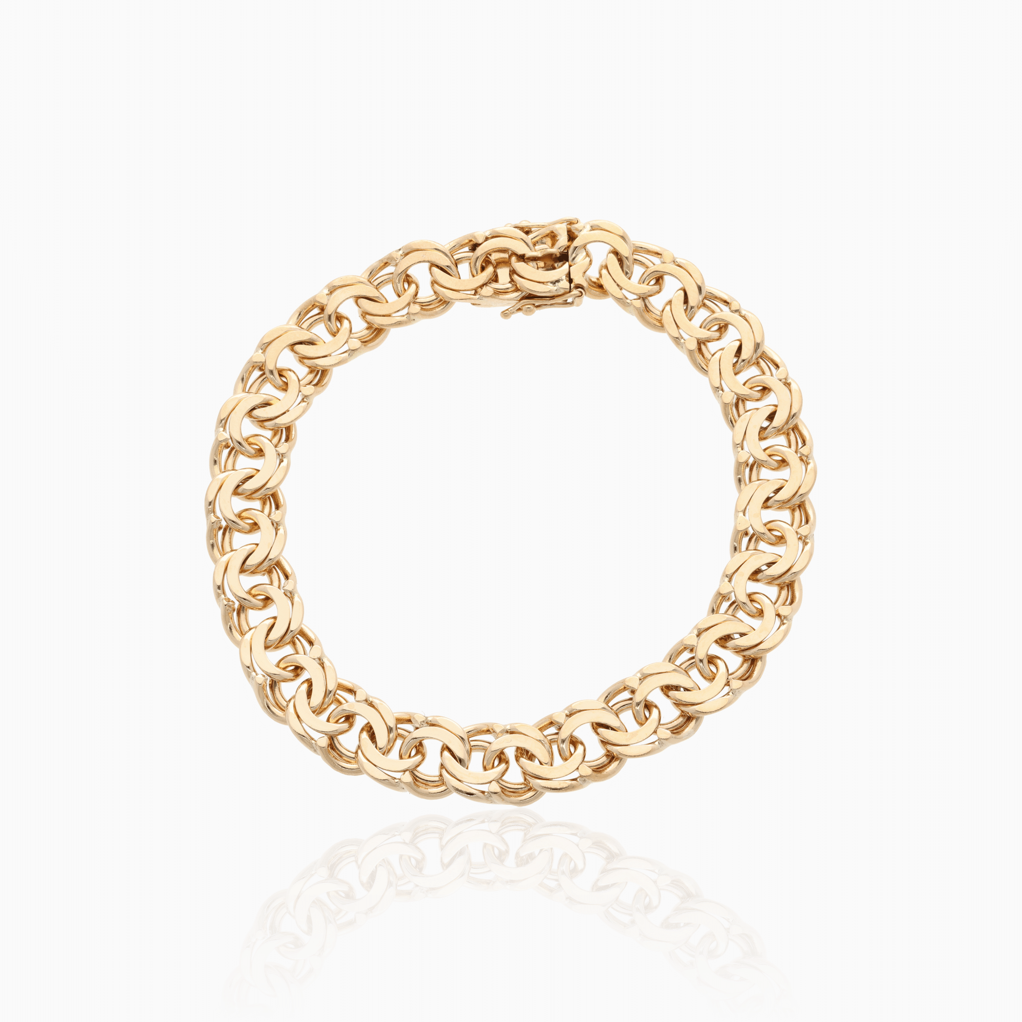 Bismarck bracelet 29.85g 18K gold