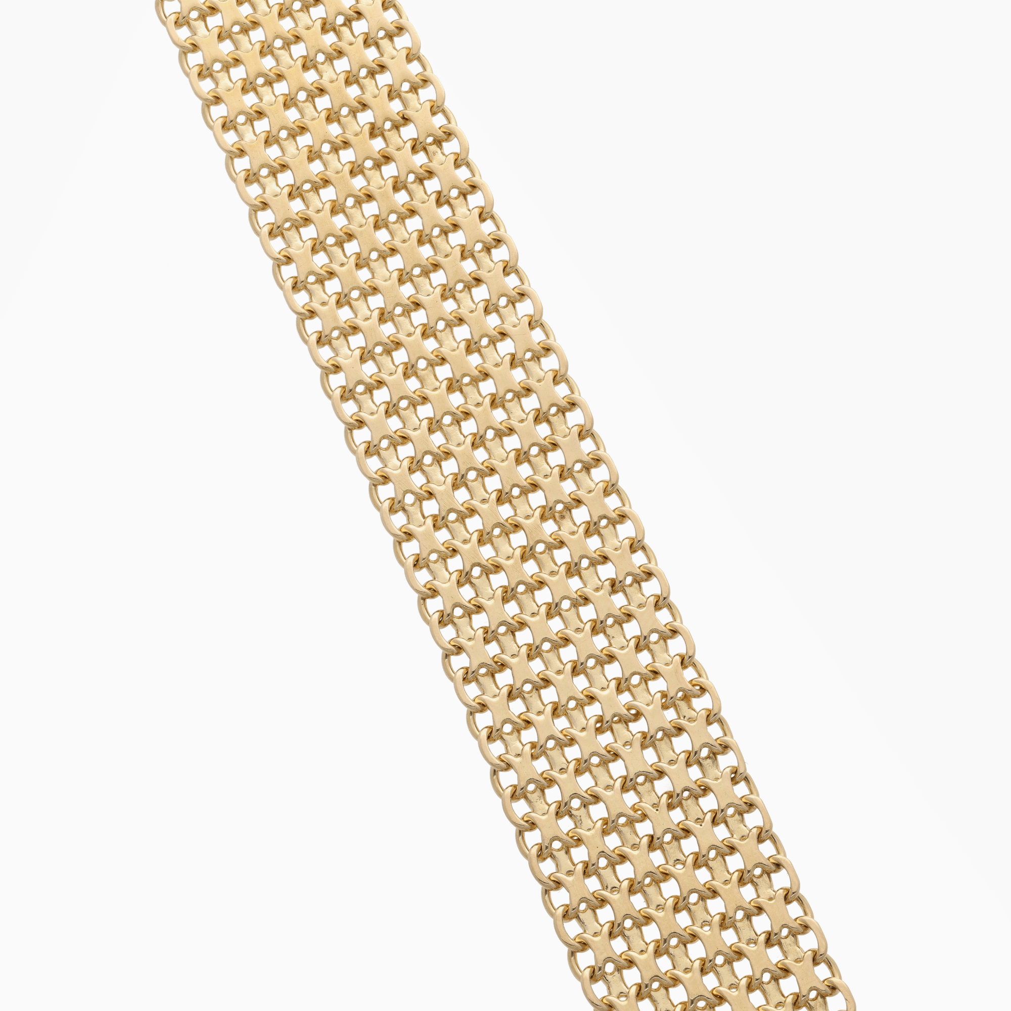X-link bracelet 42.1g 18K gold