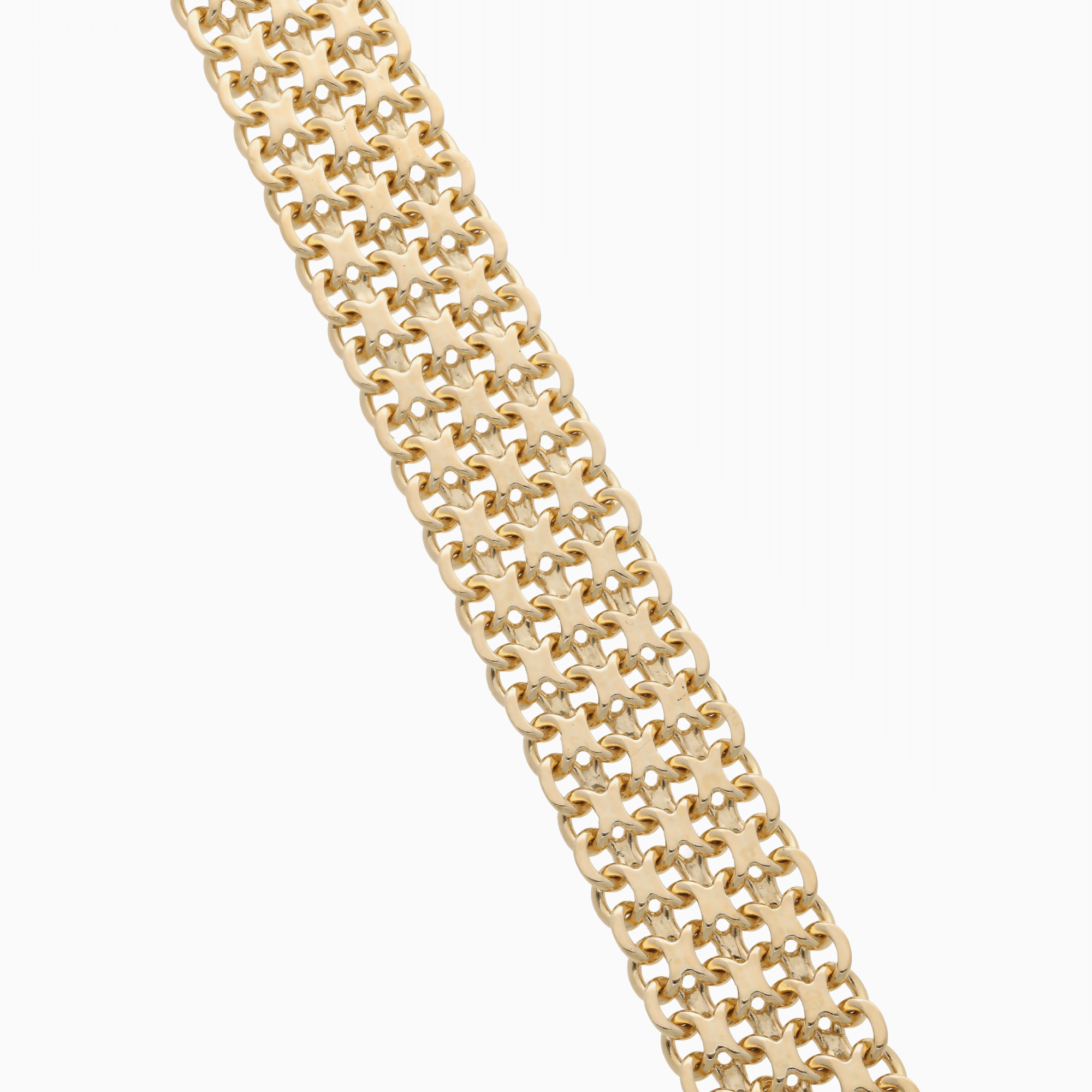 X-länk armband 43,8g 18K guld