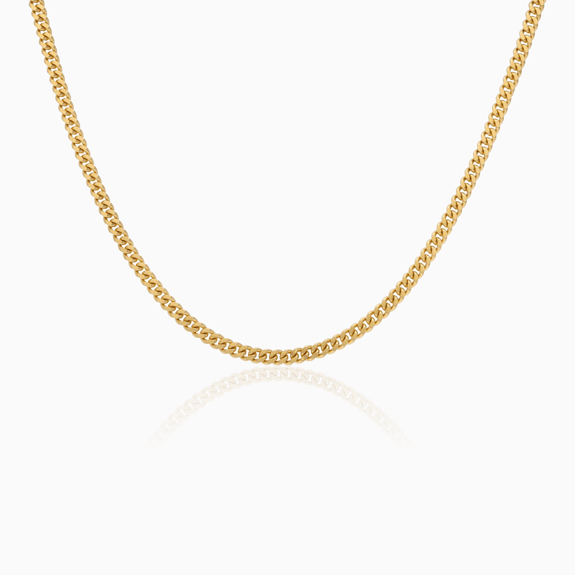 Curb necklace 22.35g 18K gold