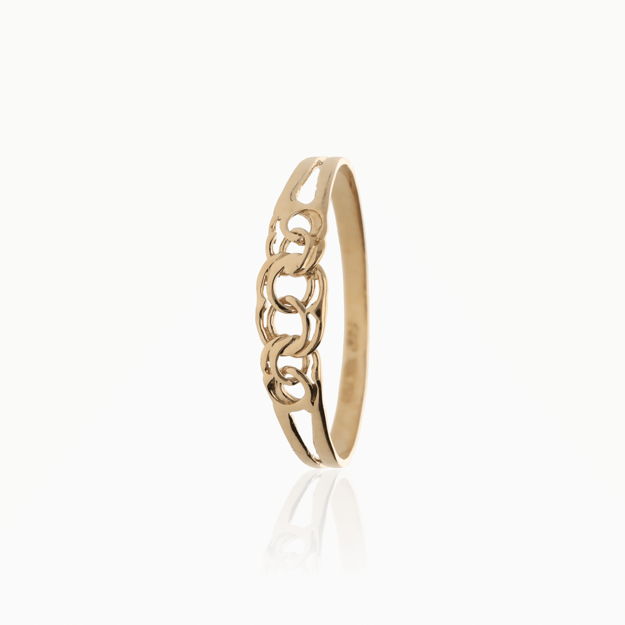 Bismarck ring 0,9g 18K guld