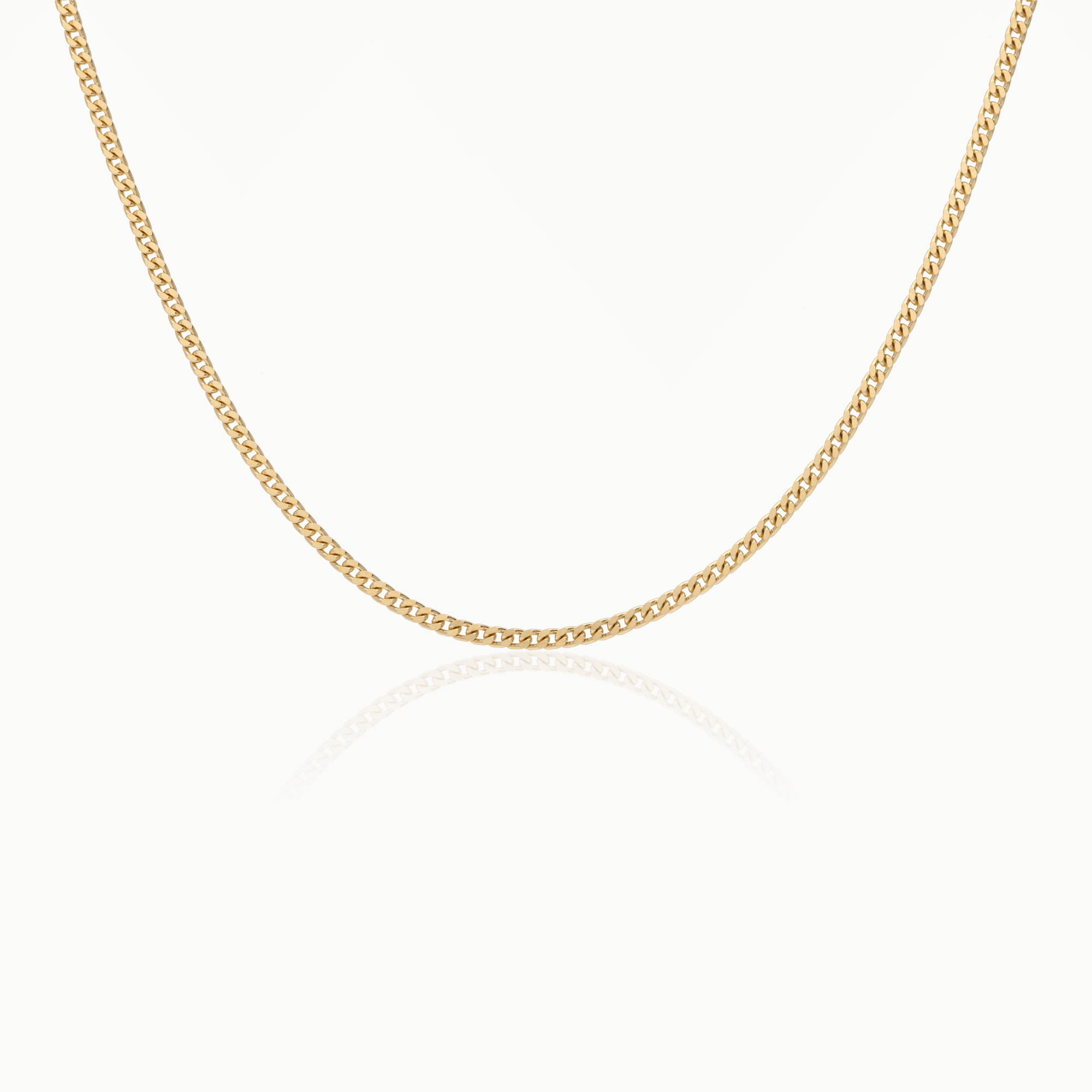 Curb Necklace 10.8g 18K Gold