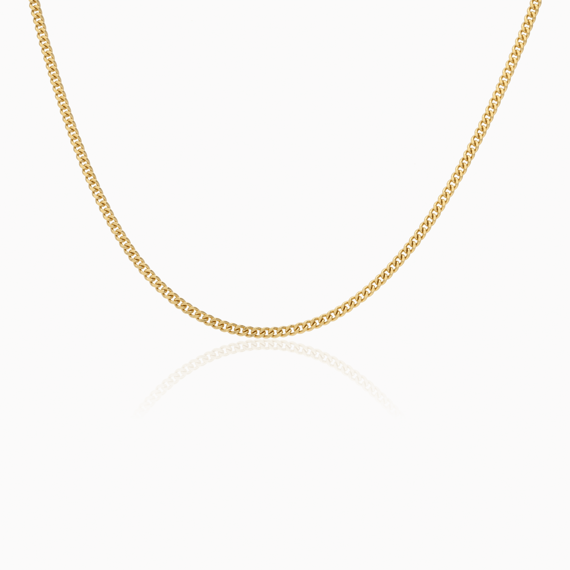 Curb necklace 15.1g 18K gold