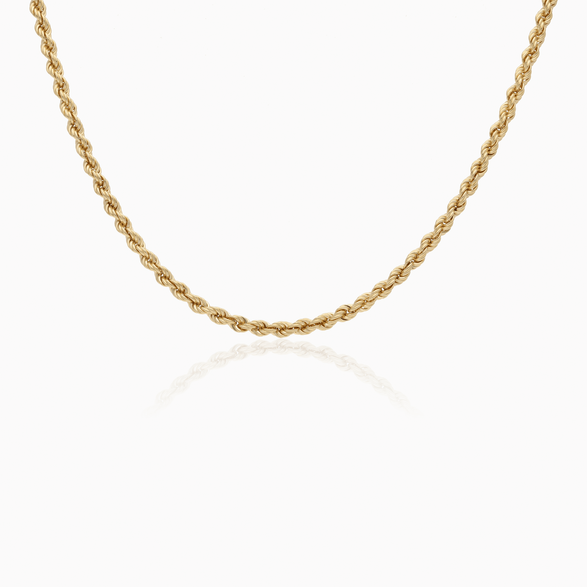 Rope necklace 21.7g 18K gold