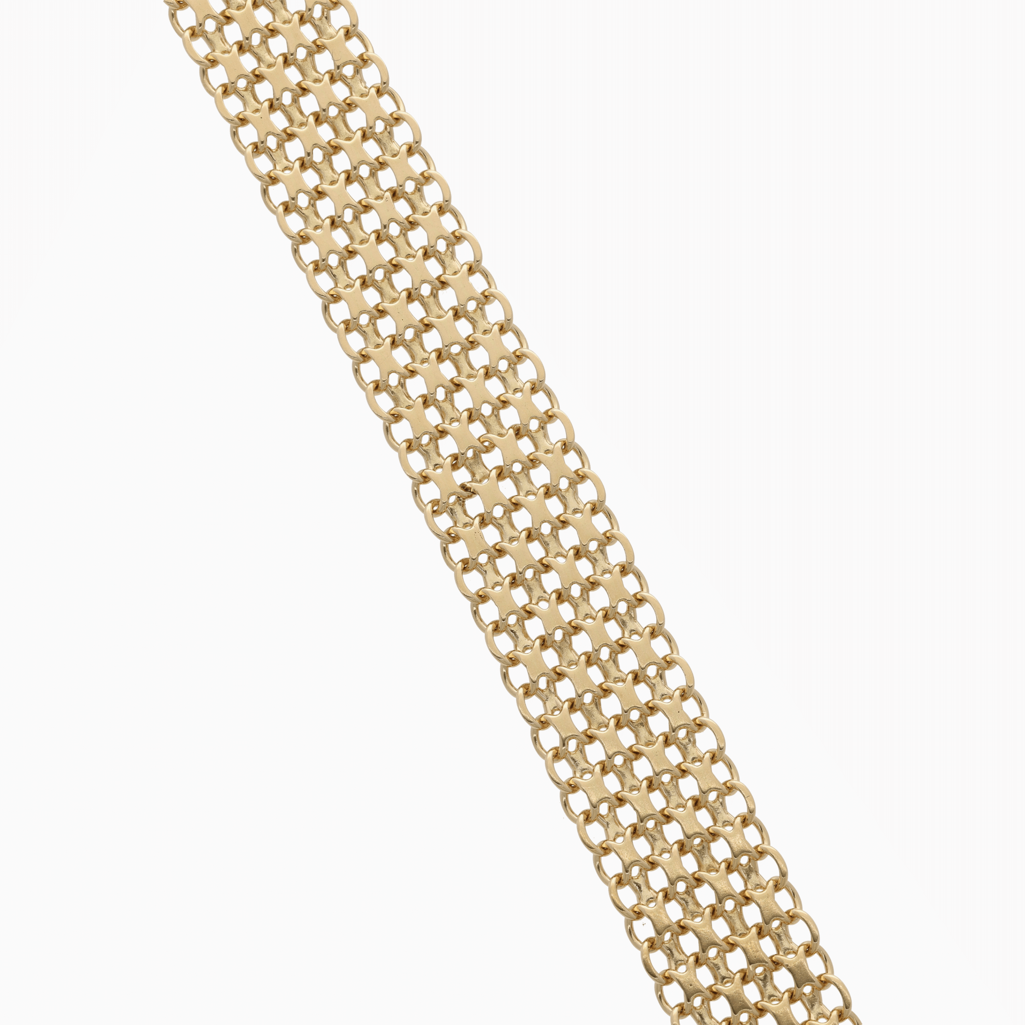 Classic X-link bracelet 26.35g 18K gold