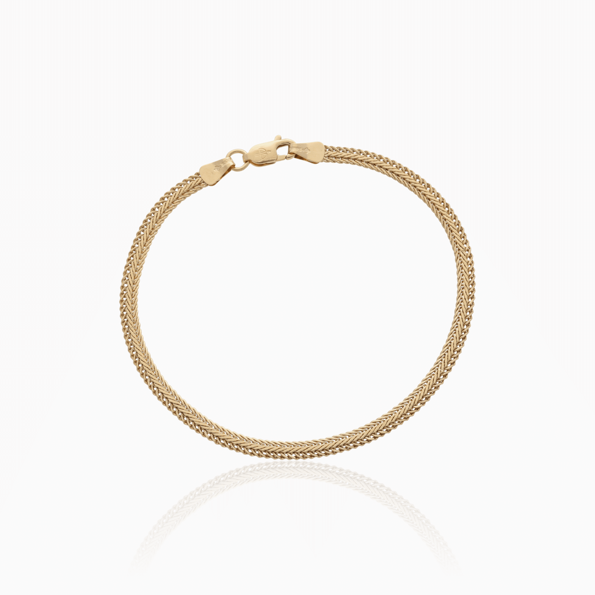 Fox tail bracelet 4.50g 18K gold