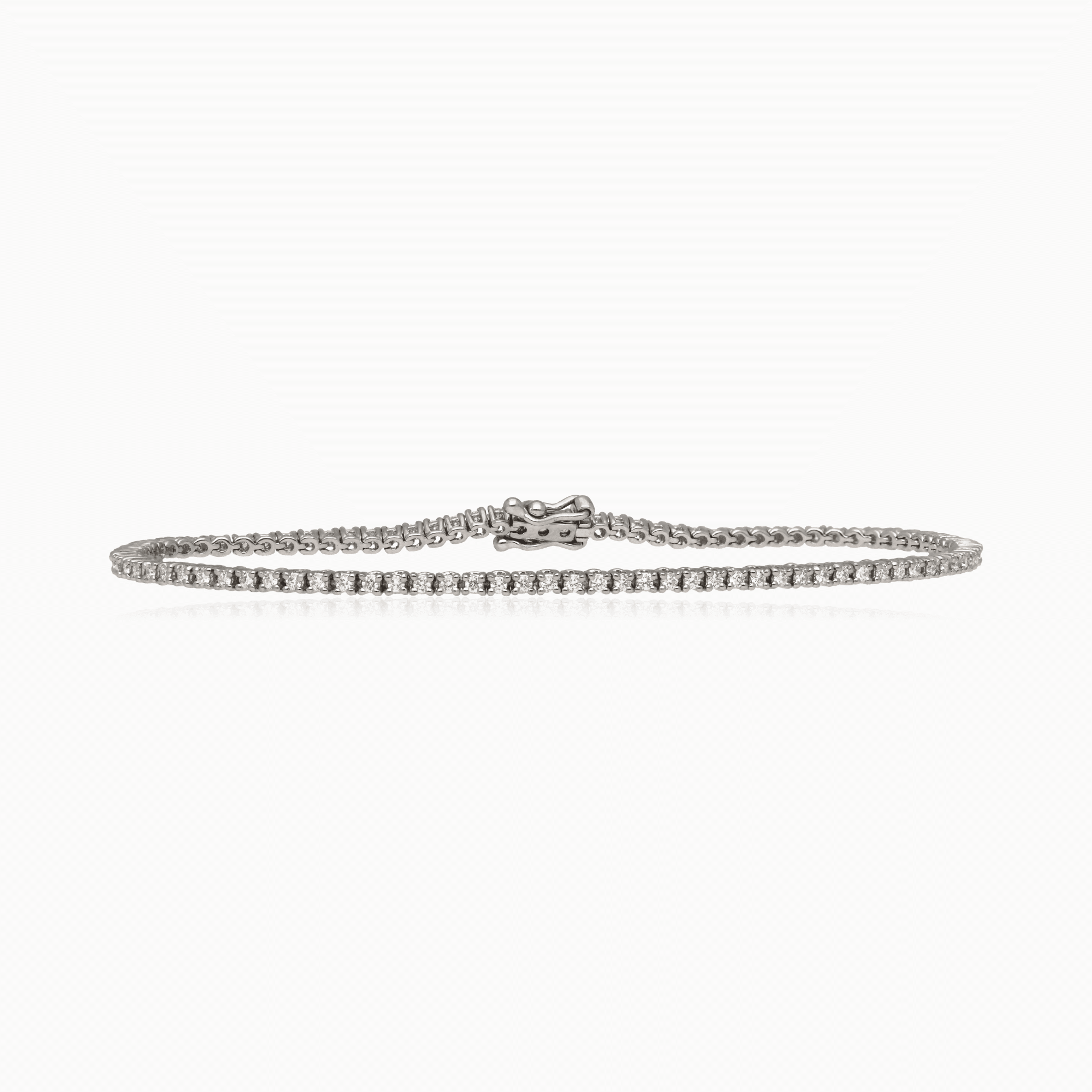 Tennis bracelet 0.85ct 18K