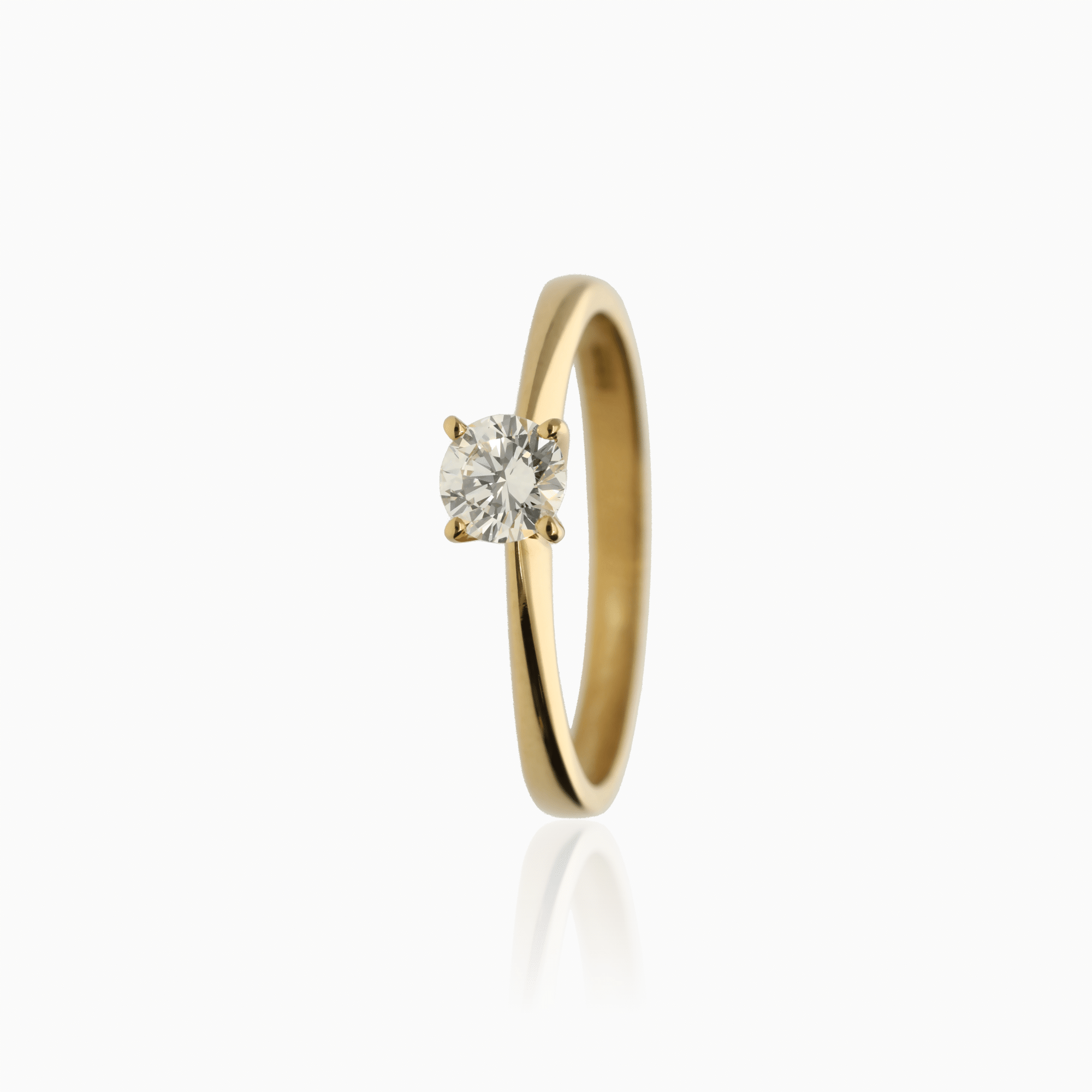Enstensring 0,30ct 18K