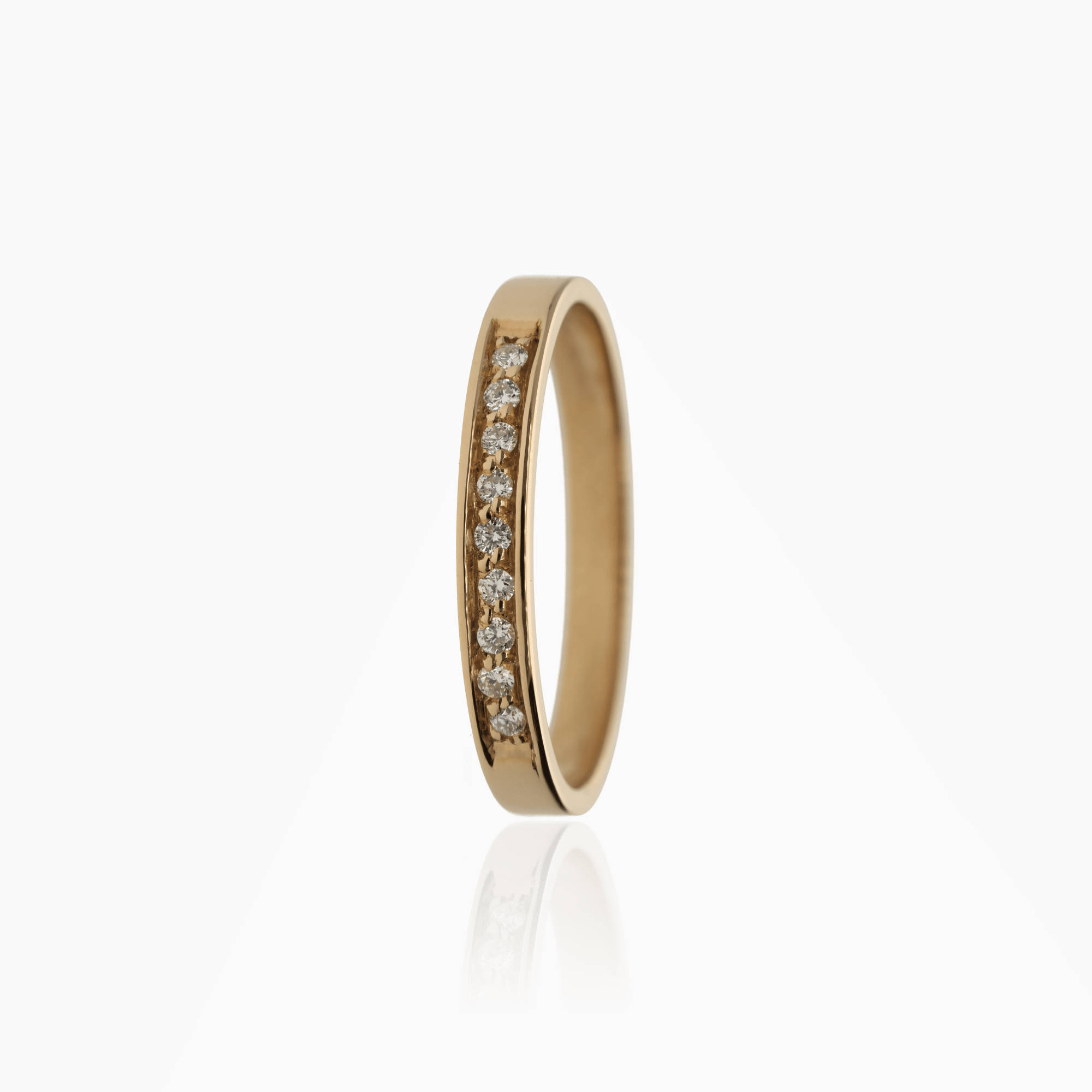 Eternity ring 0.09ct 18K