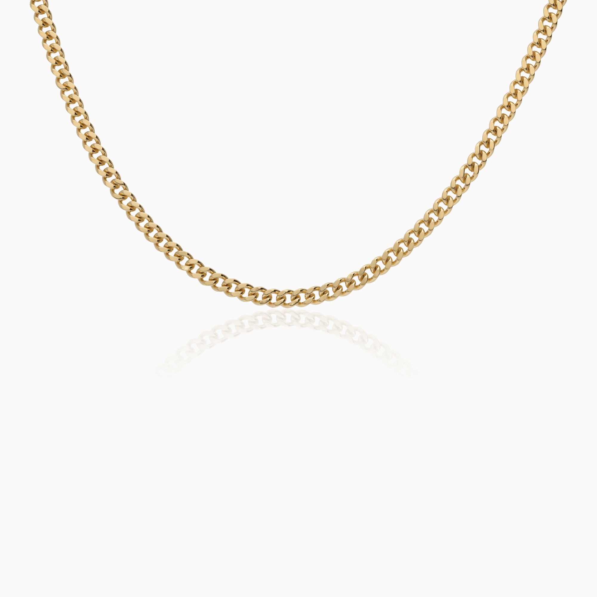 Curb necklace 22.28g 18K gold