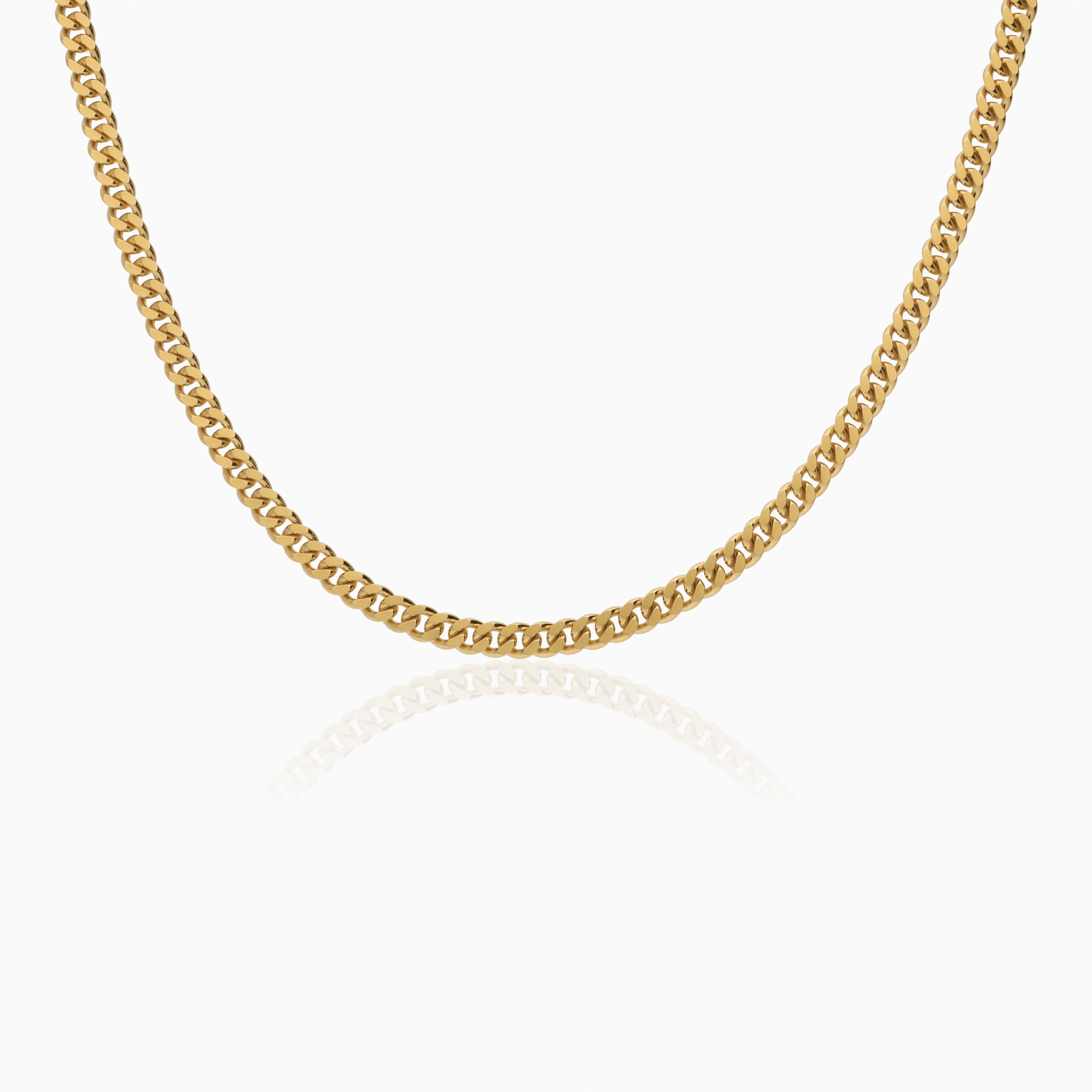 Curb chain 33.15g 18K gold