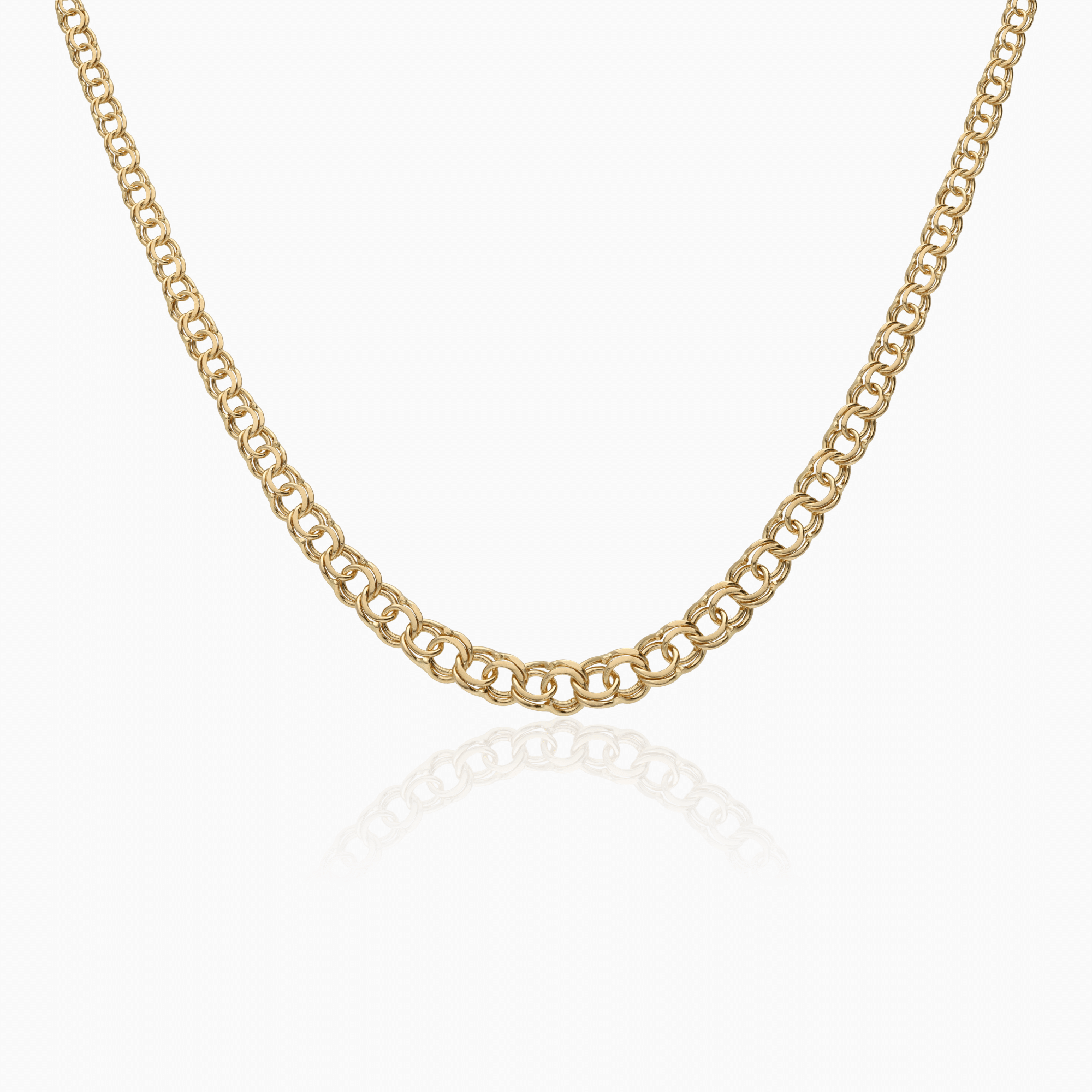 Klassiskt bismarck halsband 11,15g 18K guld