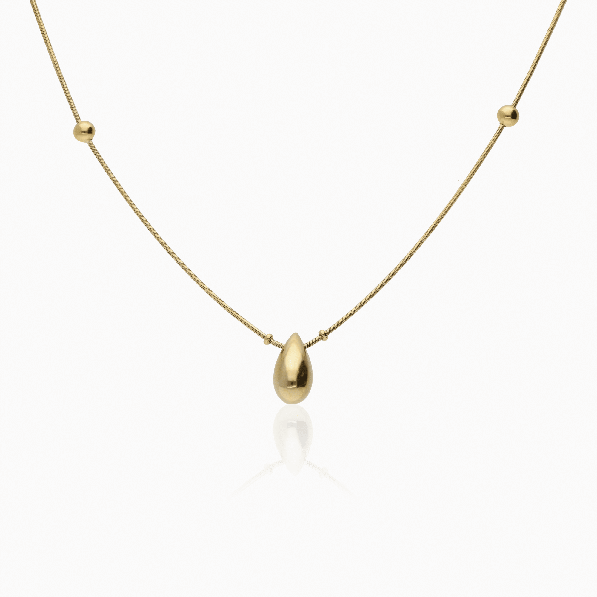 Gold necklace with pendant 6.0g 18K