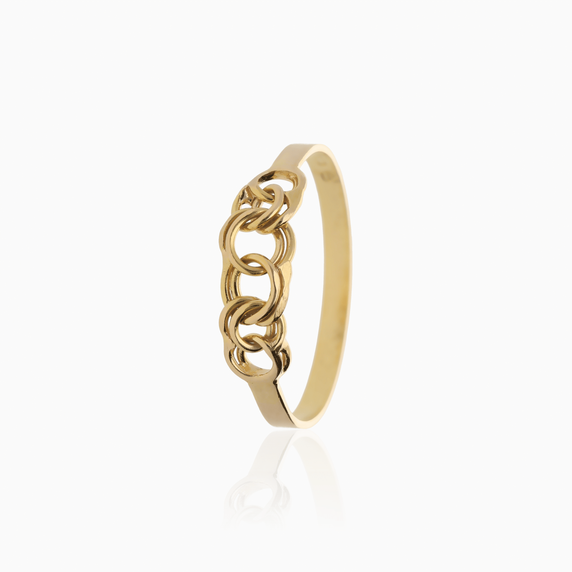 Ring bismarck 1,10g 18K guld