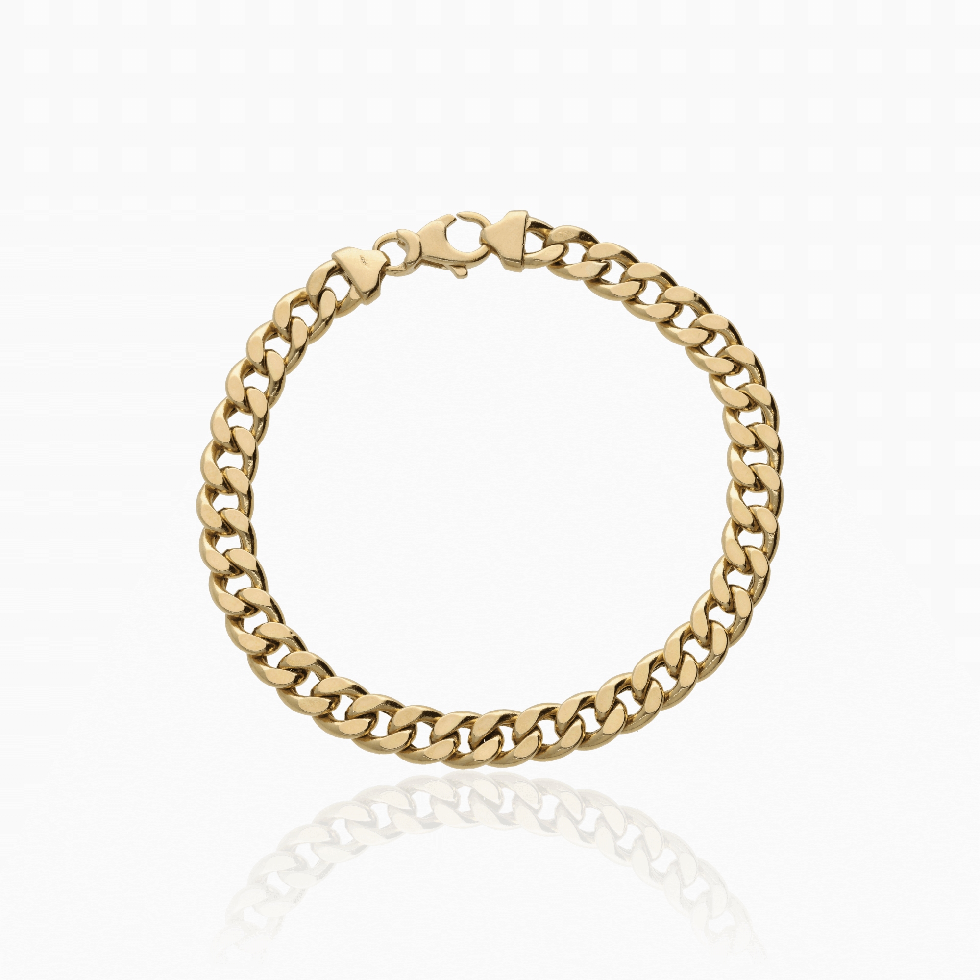 Curb Bracelet 15.85g 18K Gold