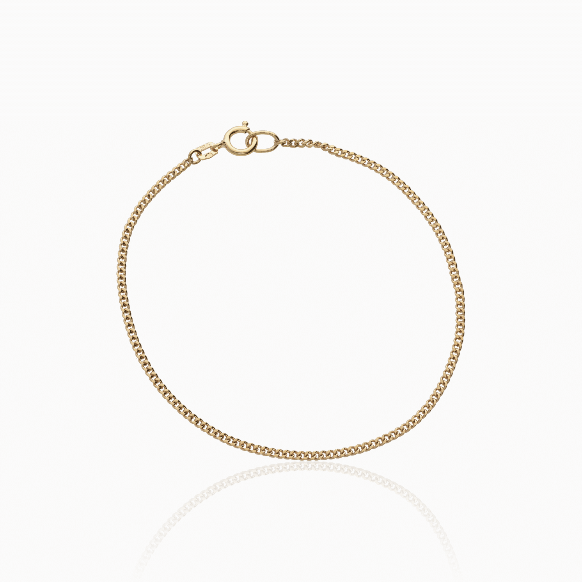 Curb bracelet 2.10g 18K gold