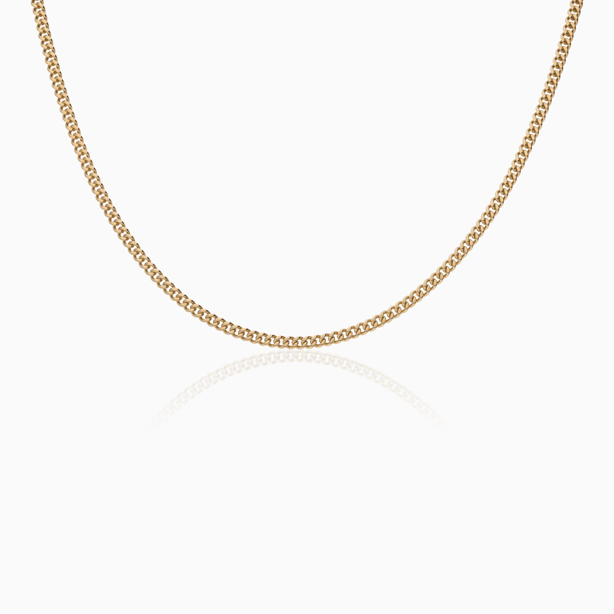Curb necklace 14.25g 18K gold