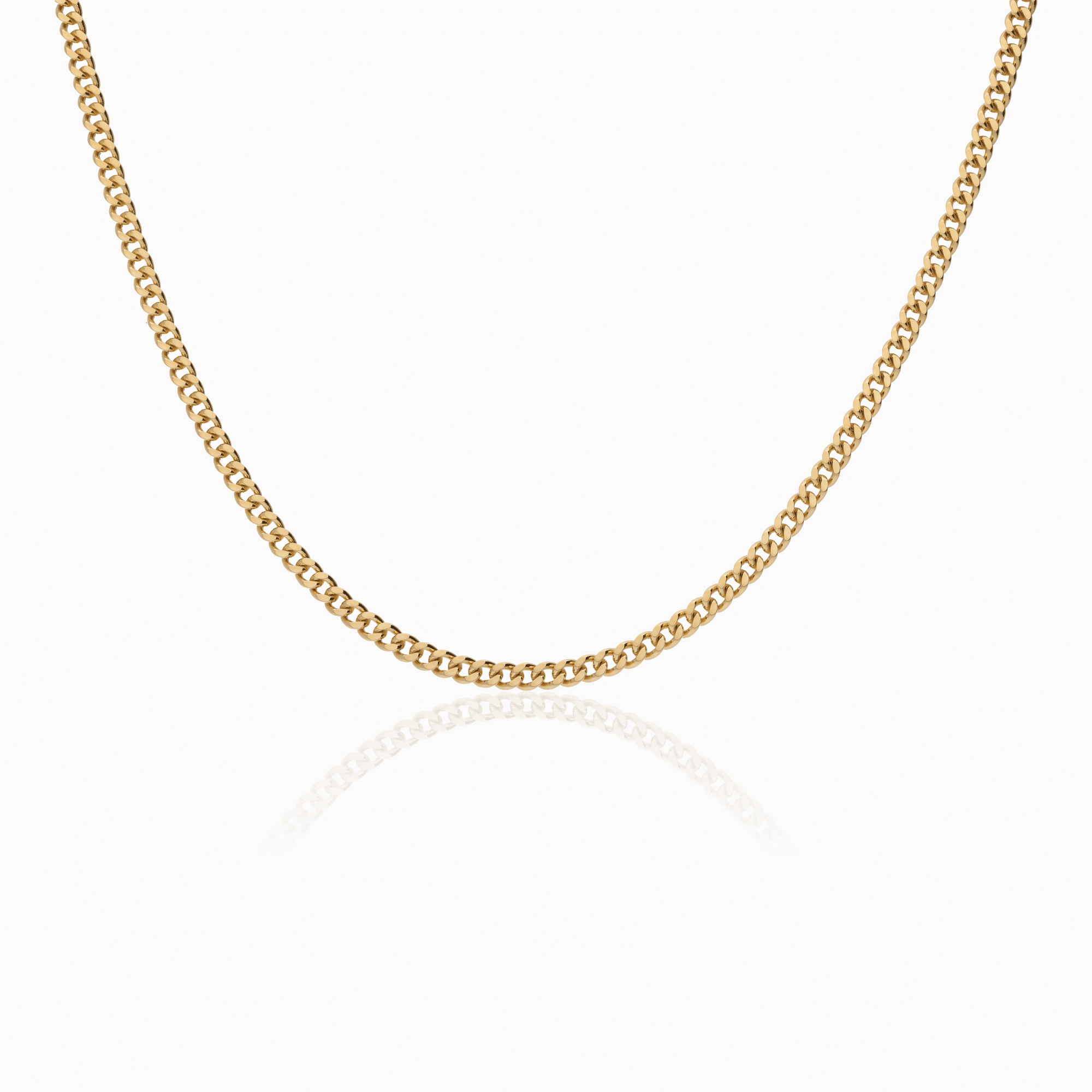 Curb necklace 18.85g 18K gold