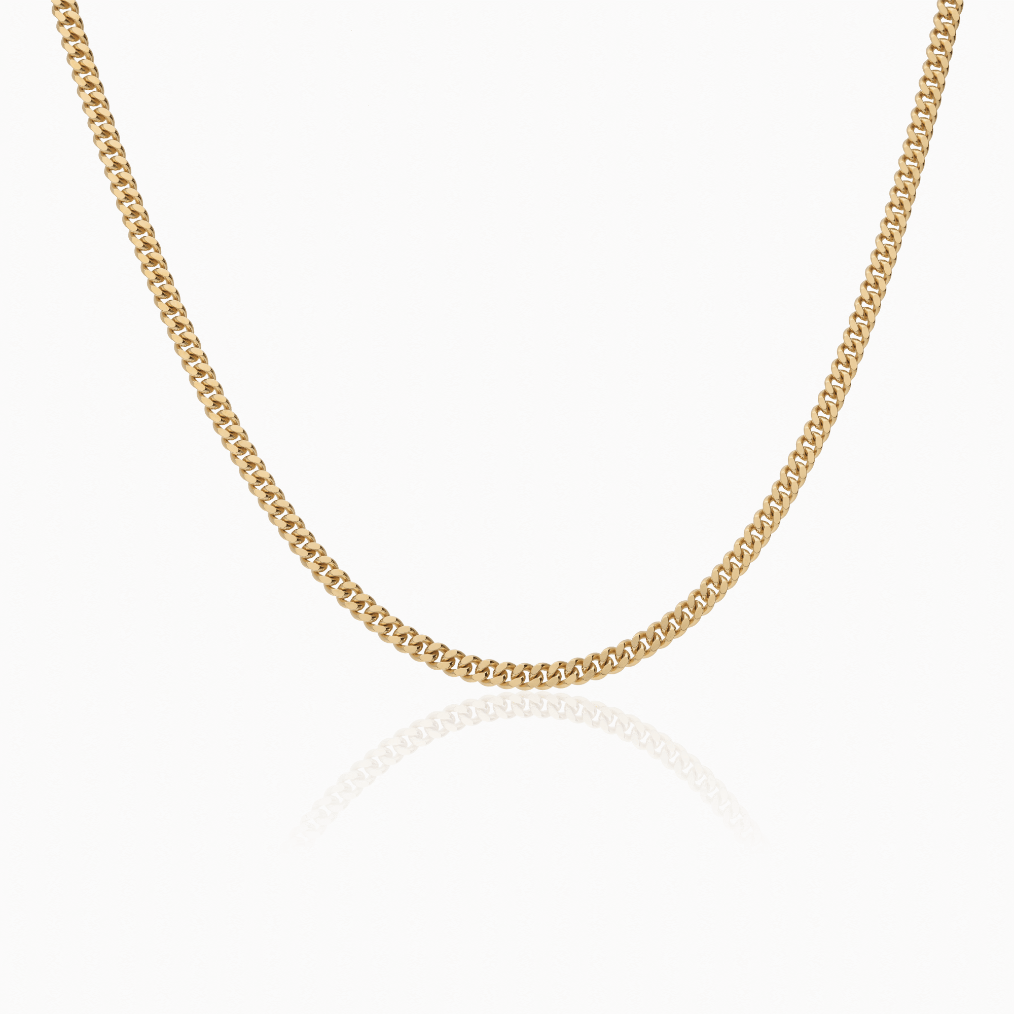 Curb necklace 22.15g 18K gold