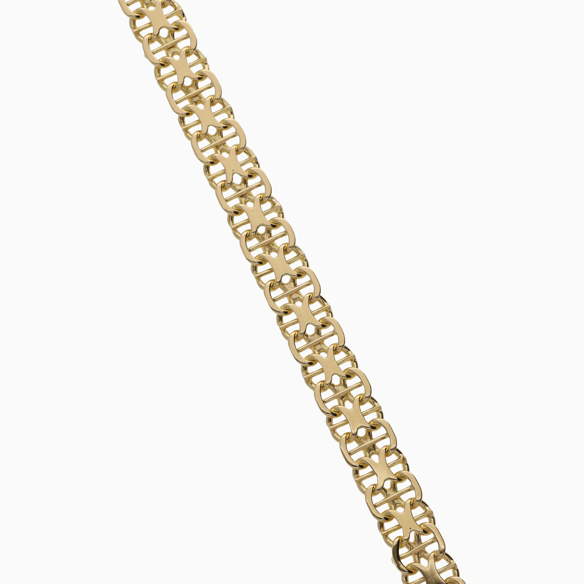 Armband x-länk med stav 11,95g 18K guld