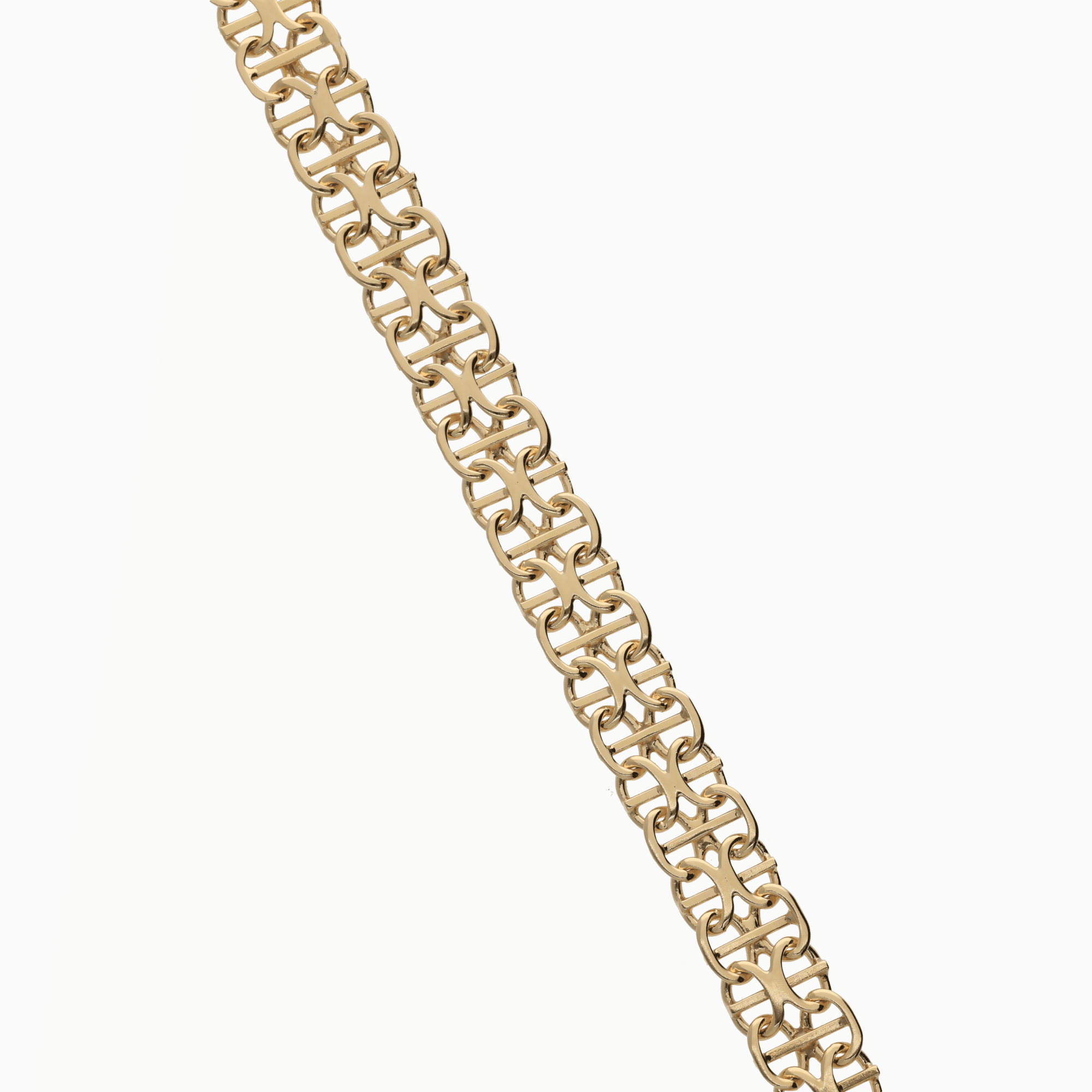 X-link bar bracelet 12.15g 18K gold