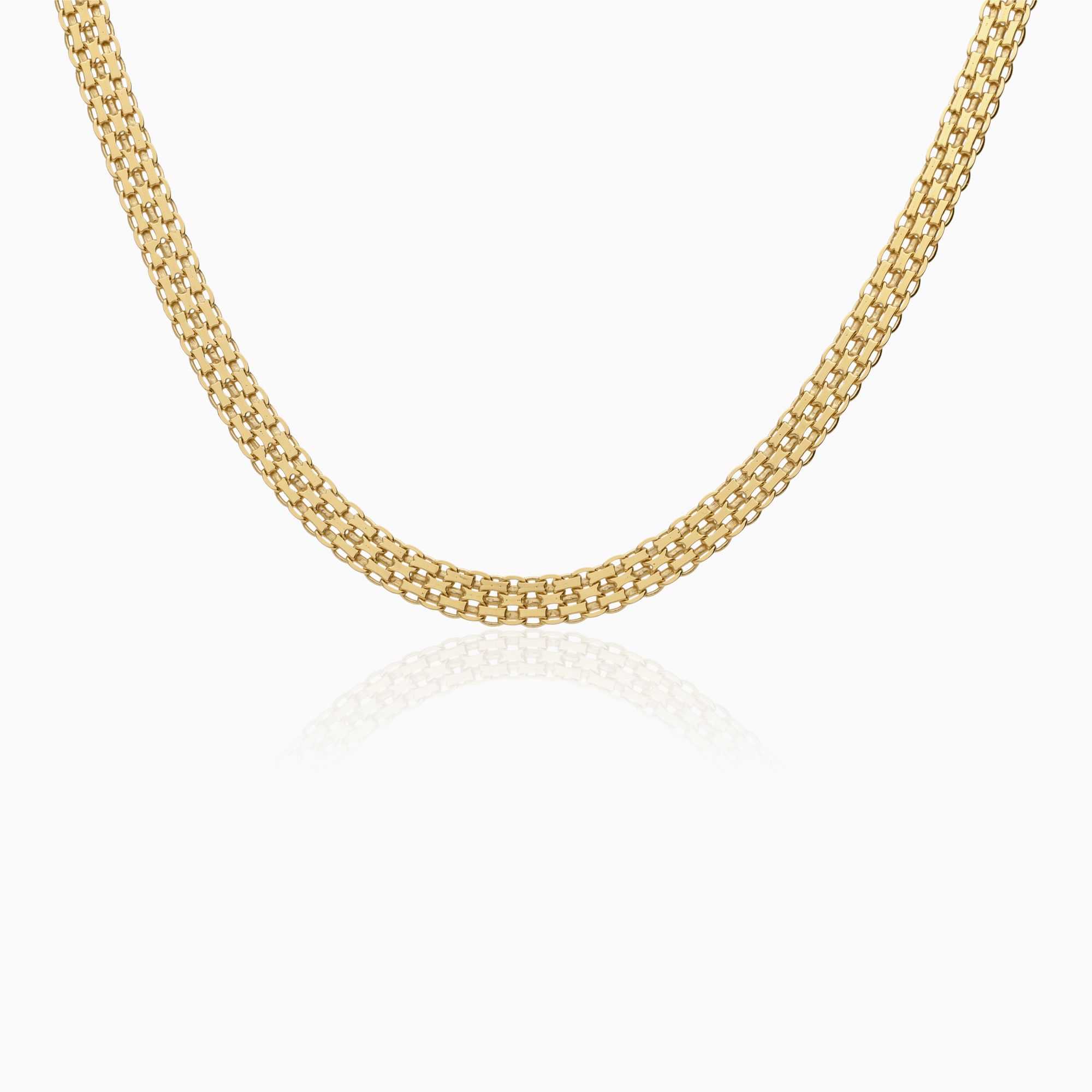 Necklace X-link 11.98g 18K gold