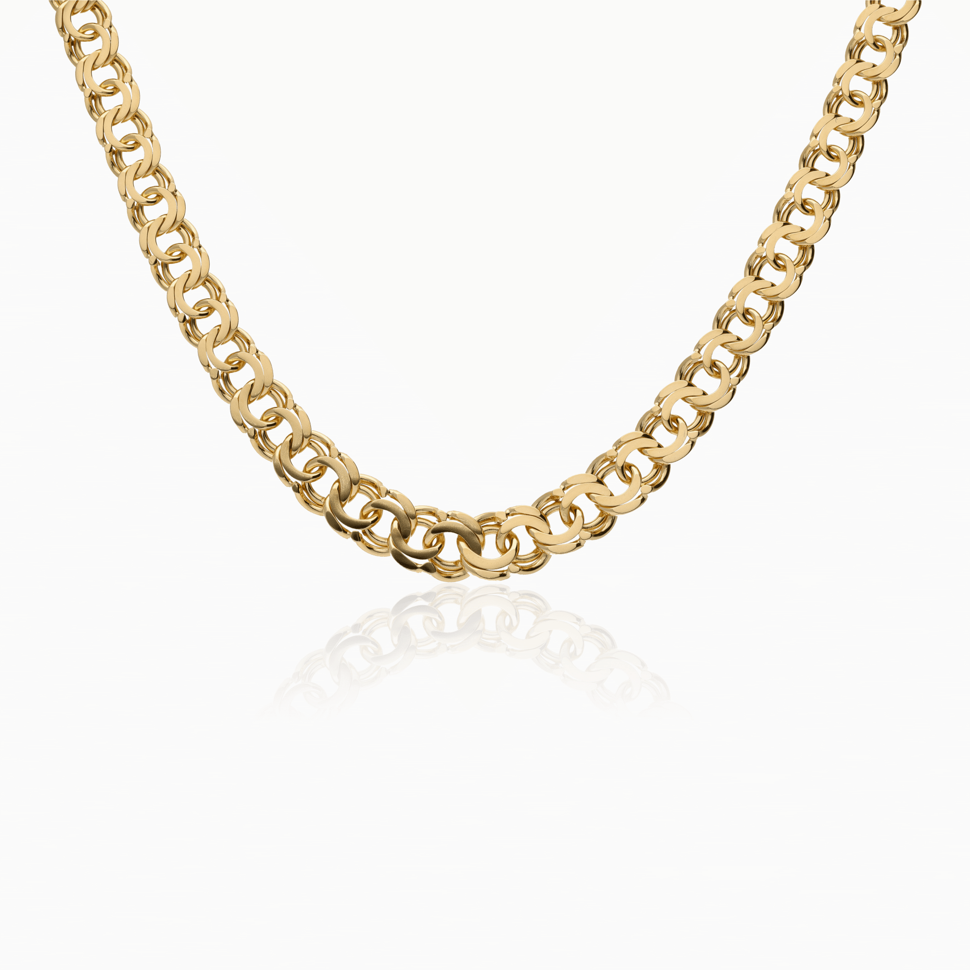 Bismarck chain 34.53g 18K gold