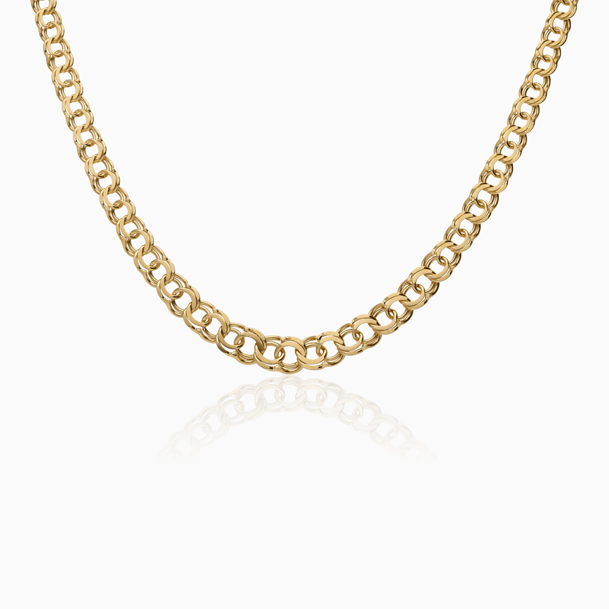 Bismarck chain 20.30g 18K gold