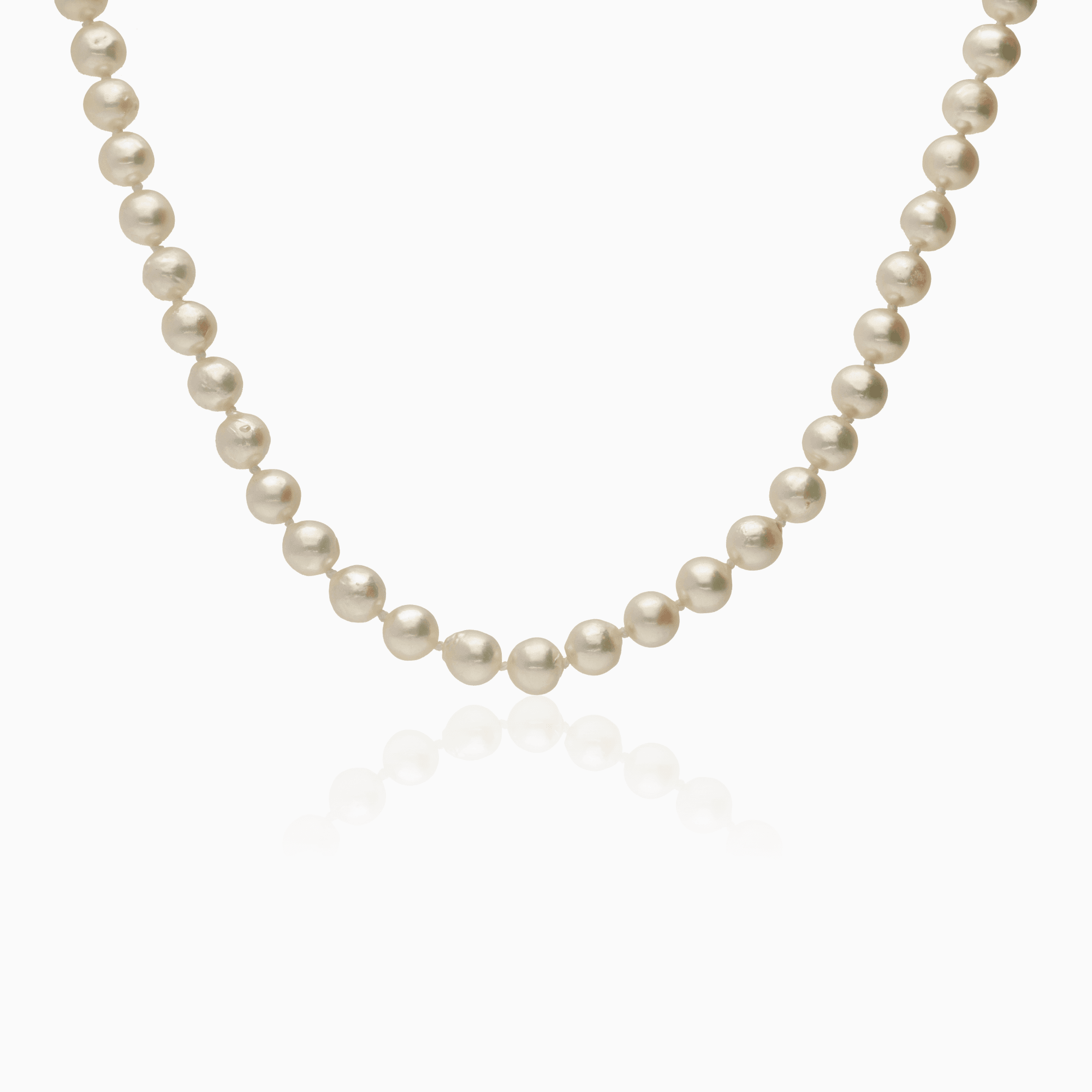 Pearl necklace 23.83g 18K gold