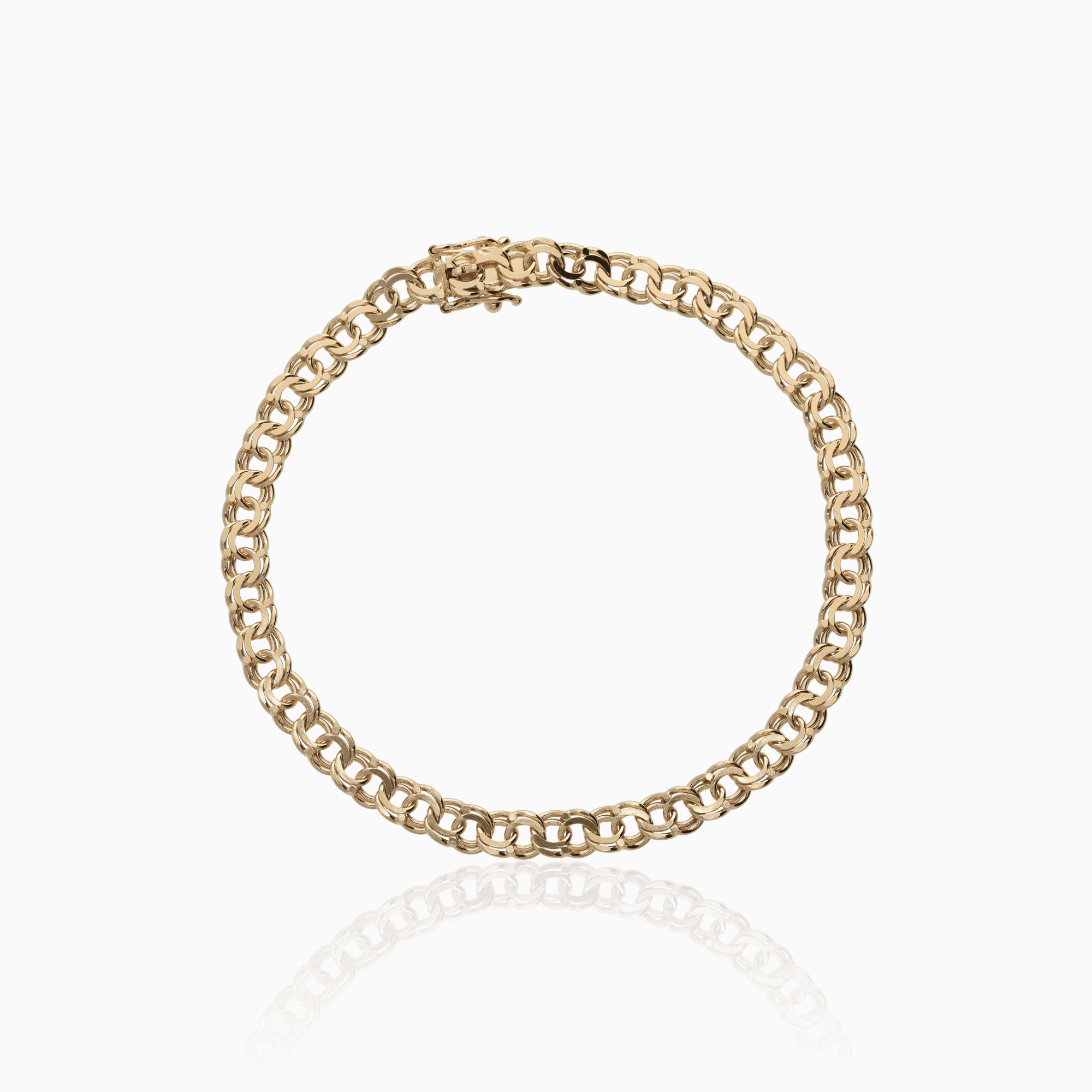 Bismarck Link Bracelet 7.94g 18K Gold
